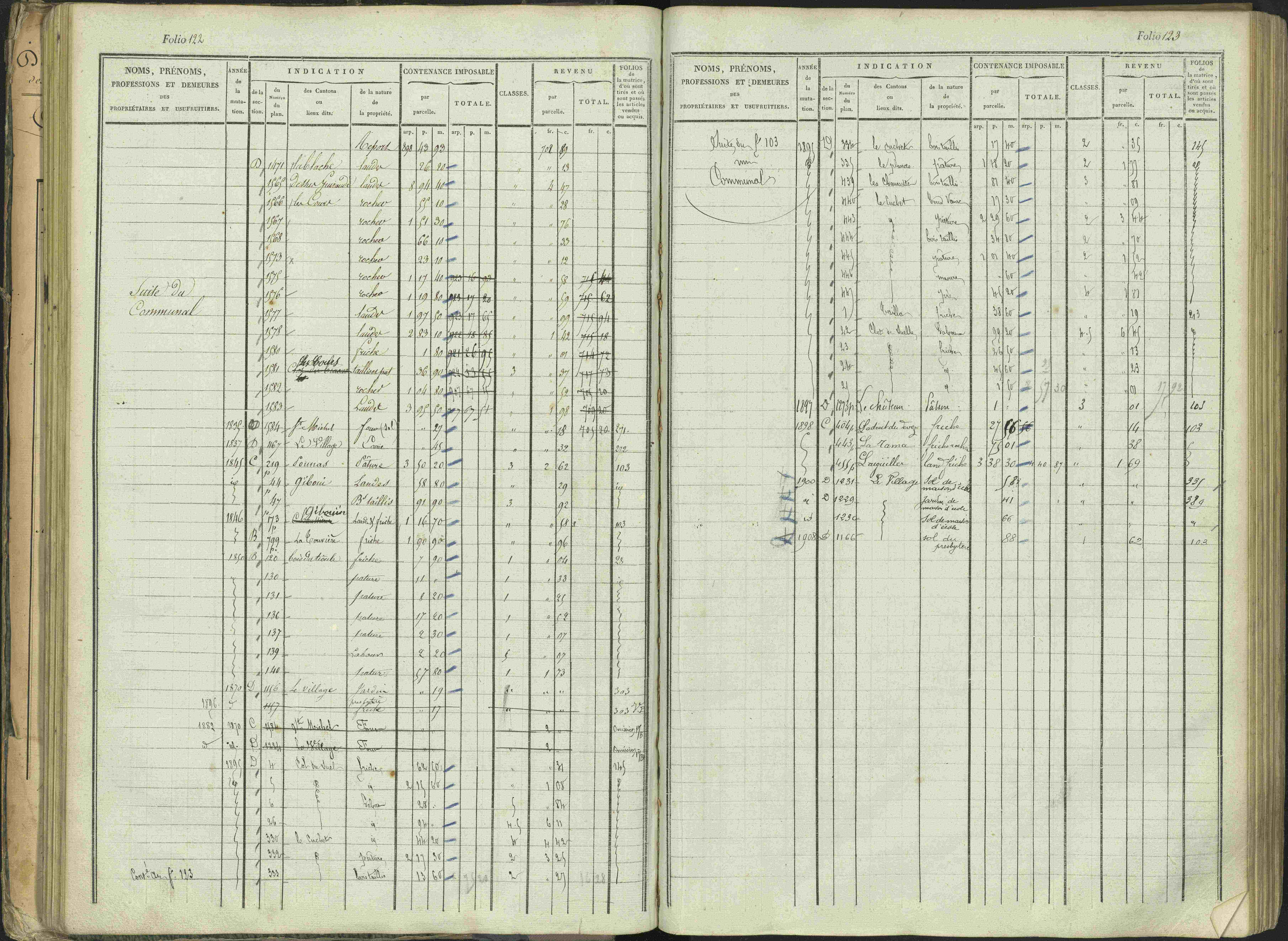 Aspres-sur-Buëch - 3 P 103/1 - 3 P 103/1 - Matrice. 