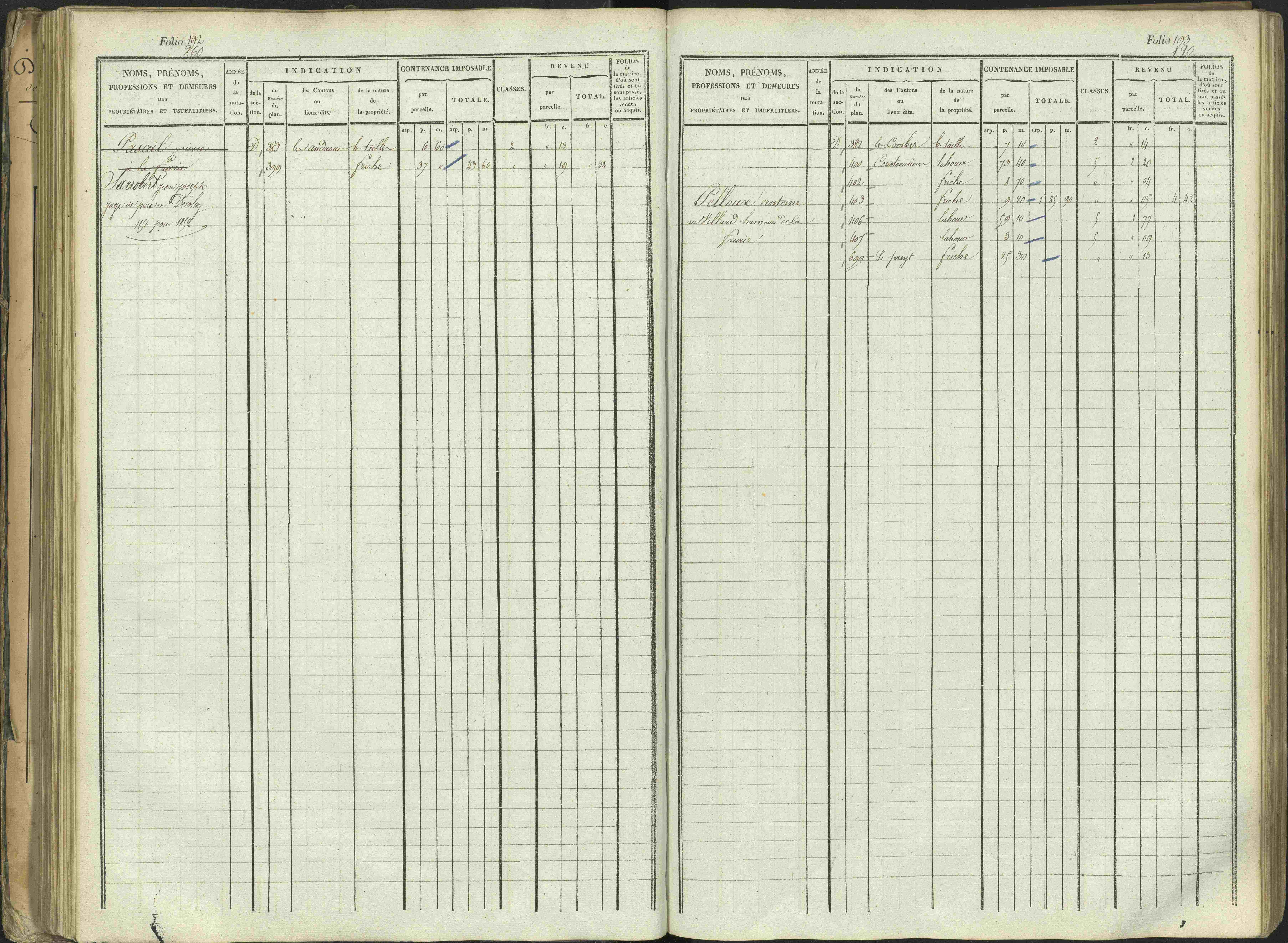 Aspres-sur-Buëch - 3 P 103/1 - 3 P 103/1 - Matrice. 