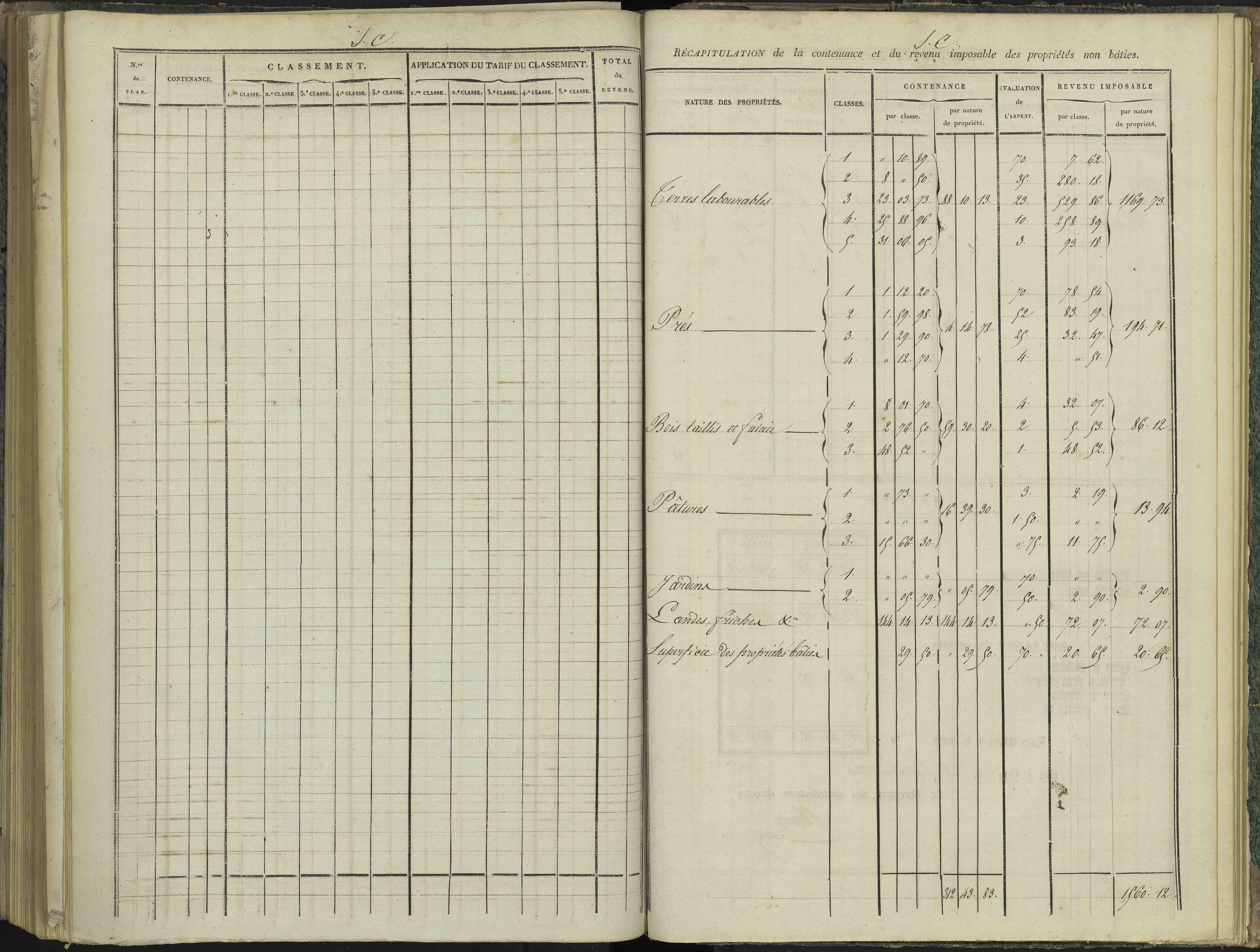Aspres-sur-Buëch - 3 P 102/7 - 3 P 102/7 - Relevé des numéros de même nature : section C 