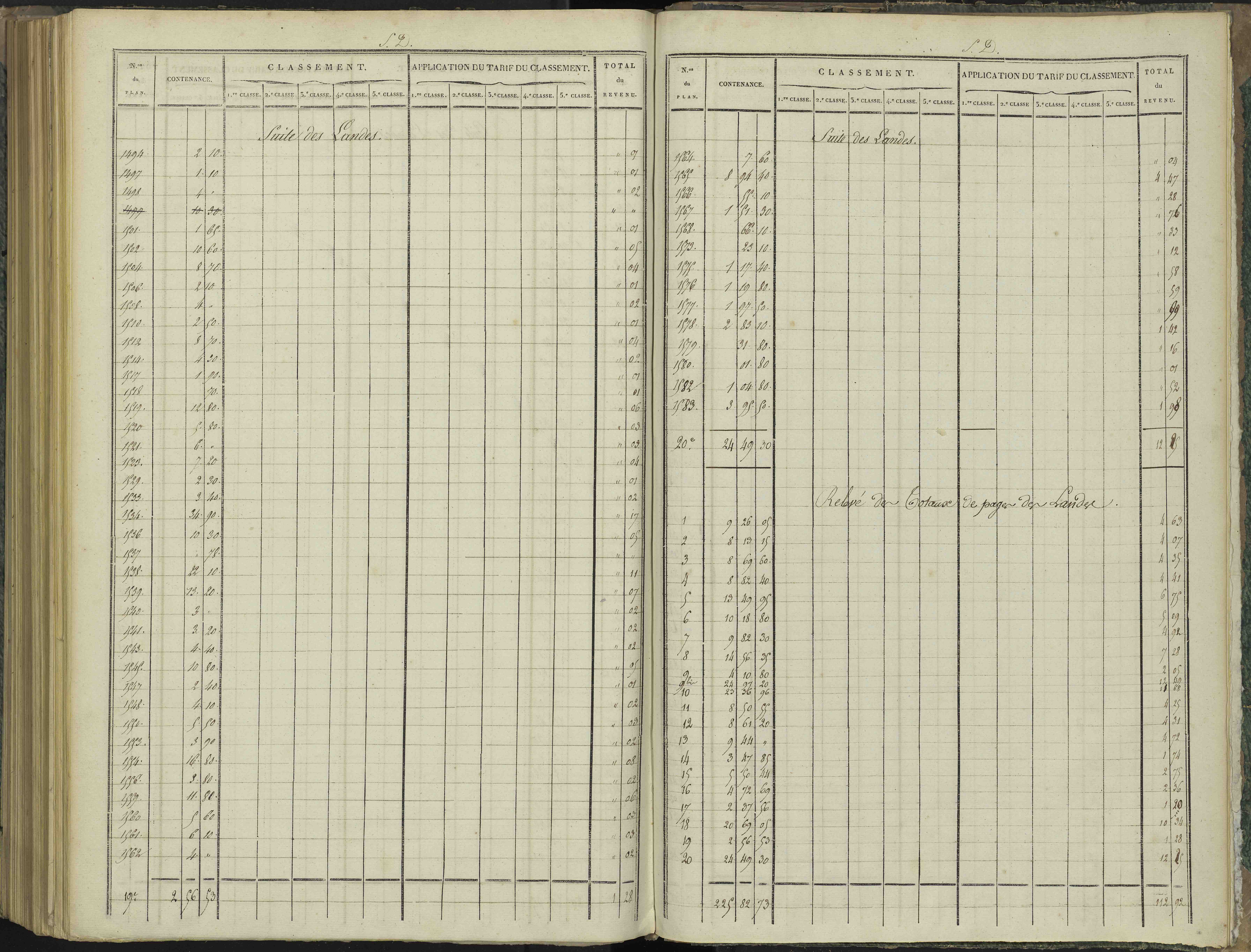Aspres-sur-Buëch - 3 P 102/8 - 3 P 102/8 - Relevé des numéros de même nature : section D 