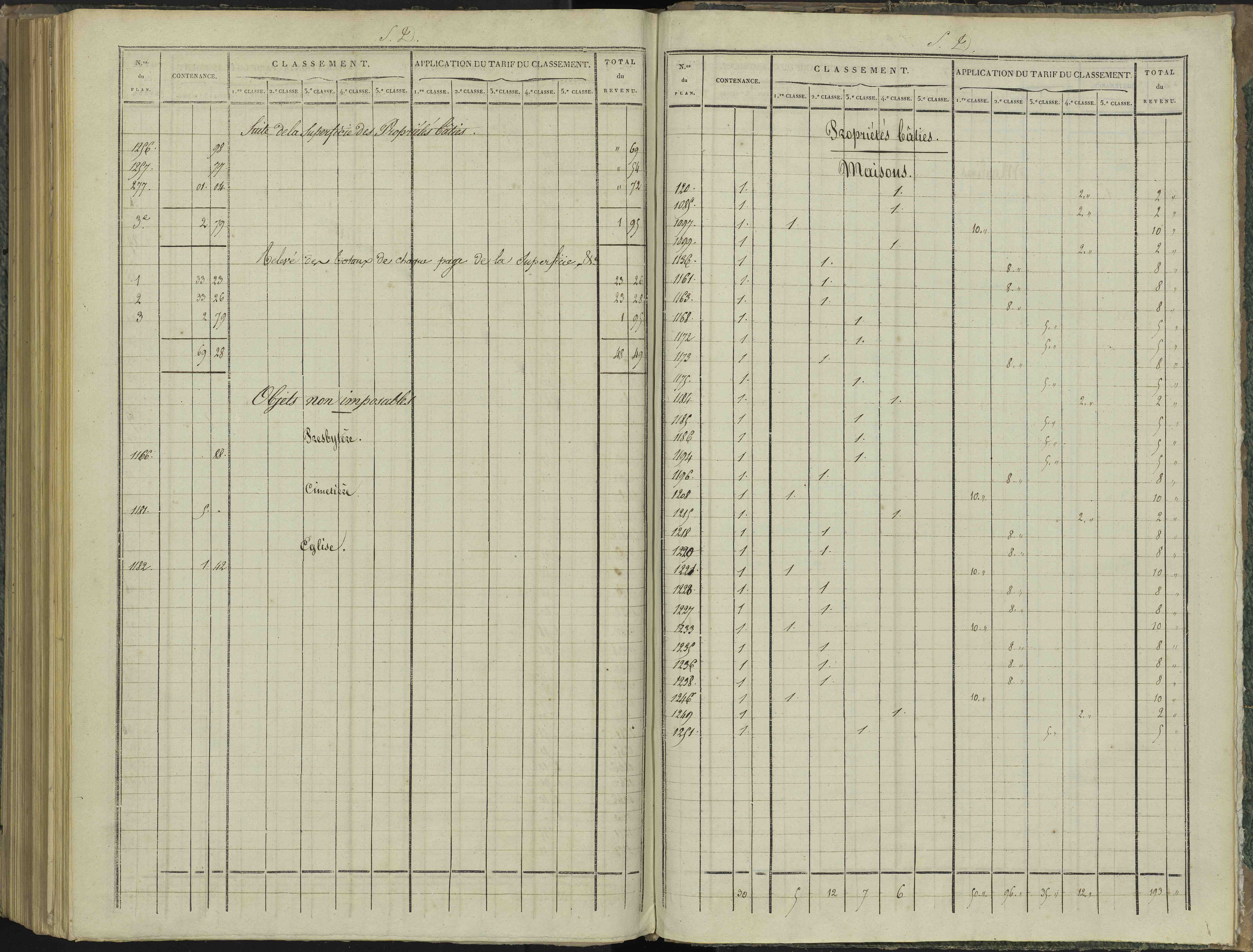 Aspres-sur-Buëch - 3 P 102/8 - 3 P 102/8 - Relevé des numéros de même nature : section D 