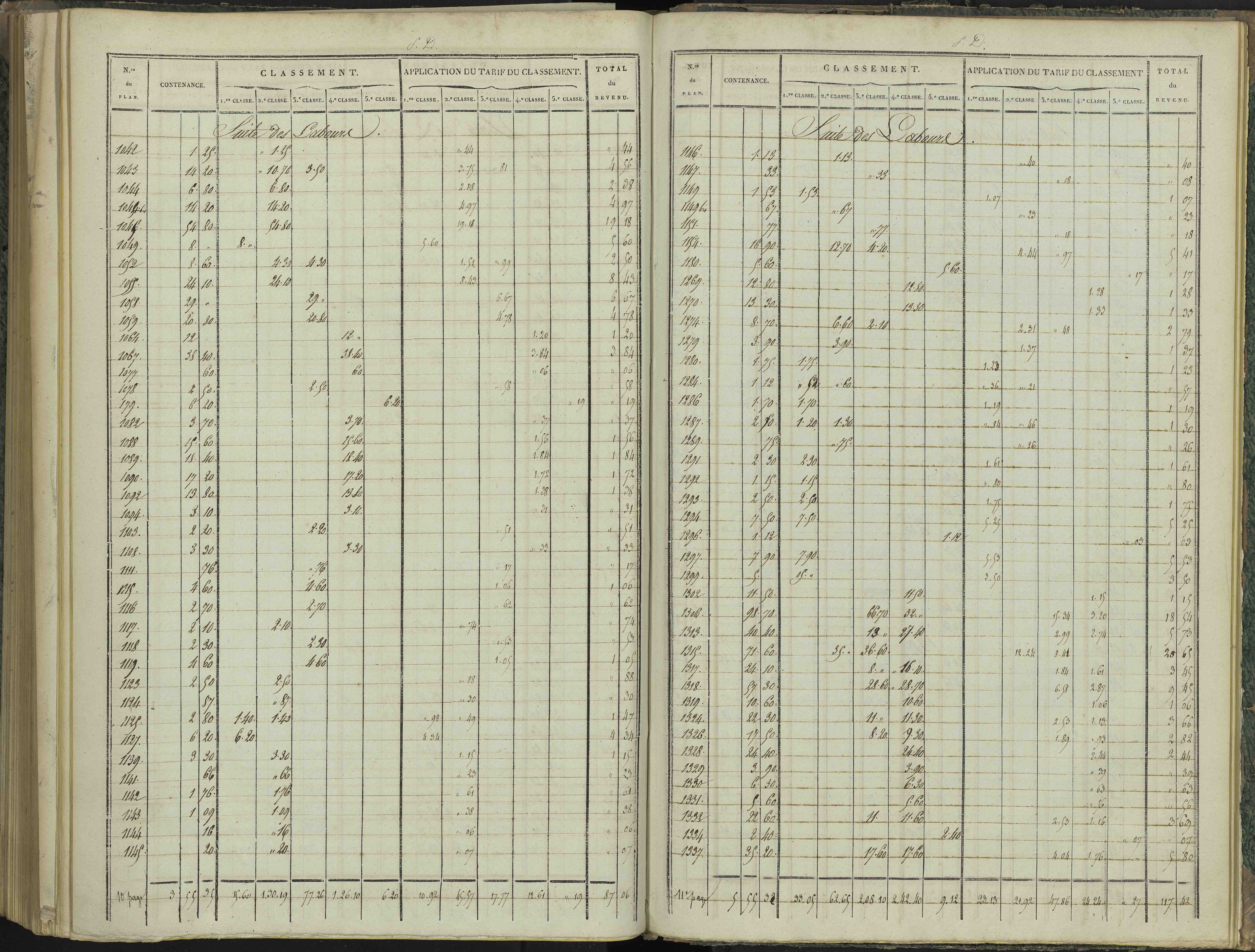Aspres-sur-Buëch - 3 P 102/8 - 3 P 102/8 - Relevé des numéros de même nature : section D 
