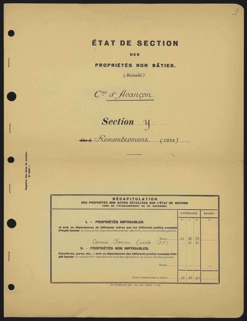 Avançon - 3 P 193/5 - 3 P 193/5 - Section E 