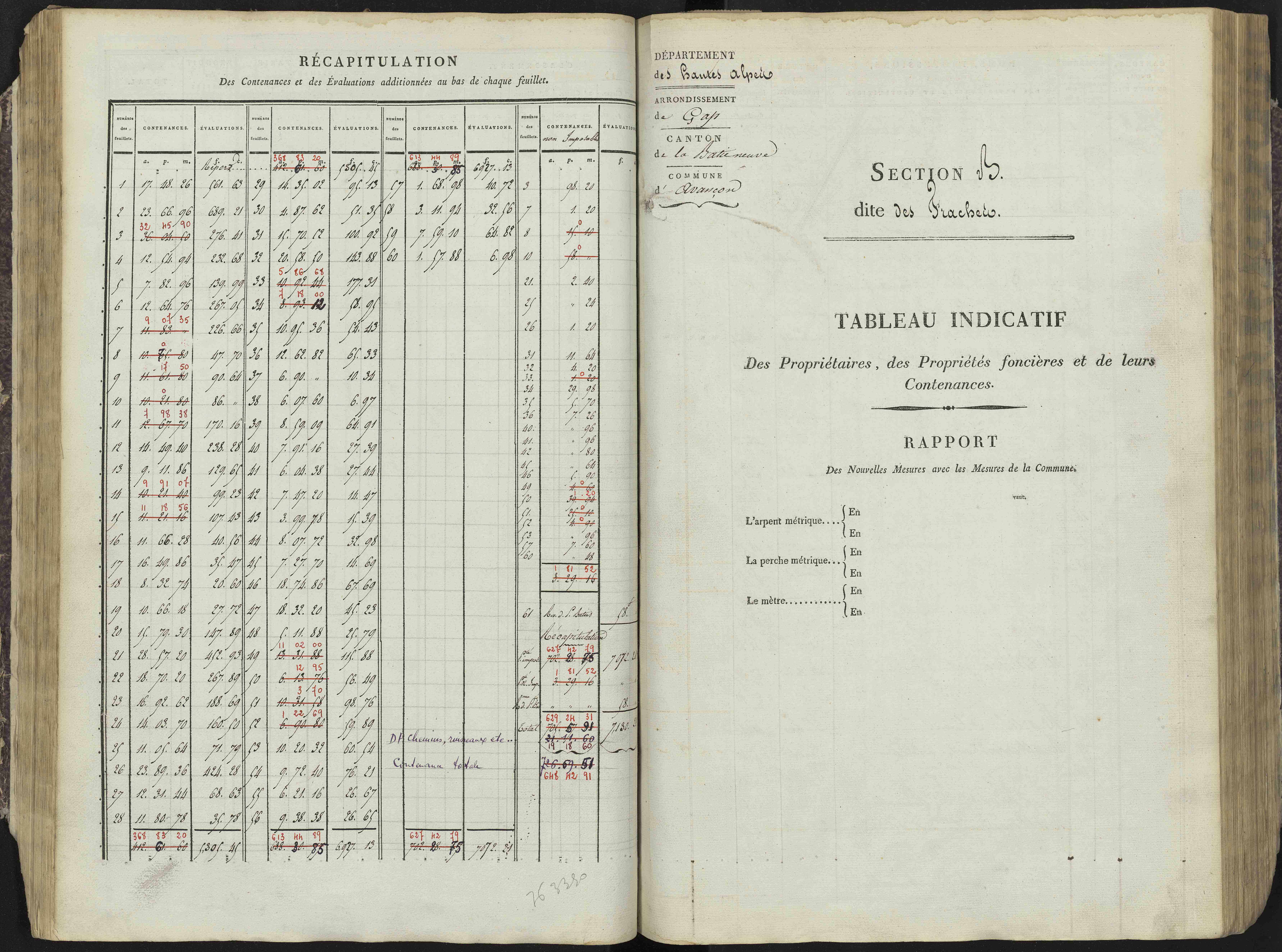 Avançon - 3 P 193/2 - 3 P 193/2 - Section B 