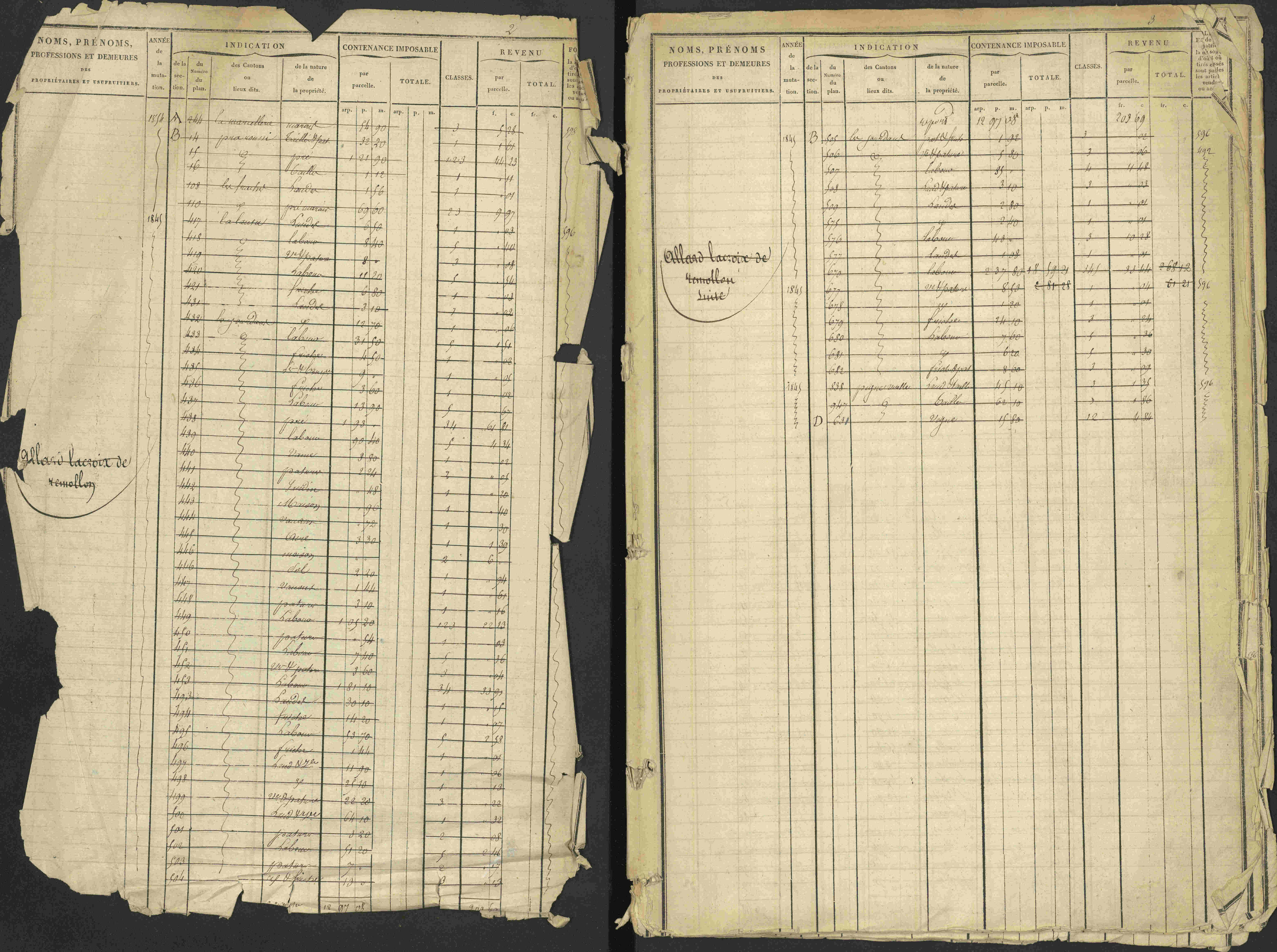 Avançon - 3 P 194/1 - 3 P 194/1 - Matrice, folios 1-772. 