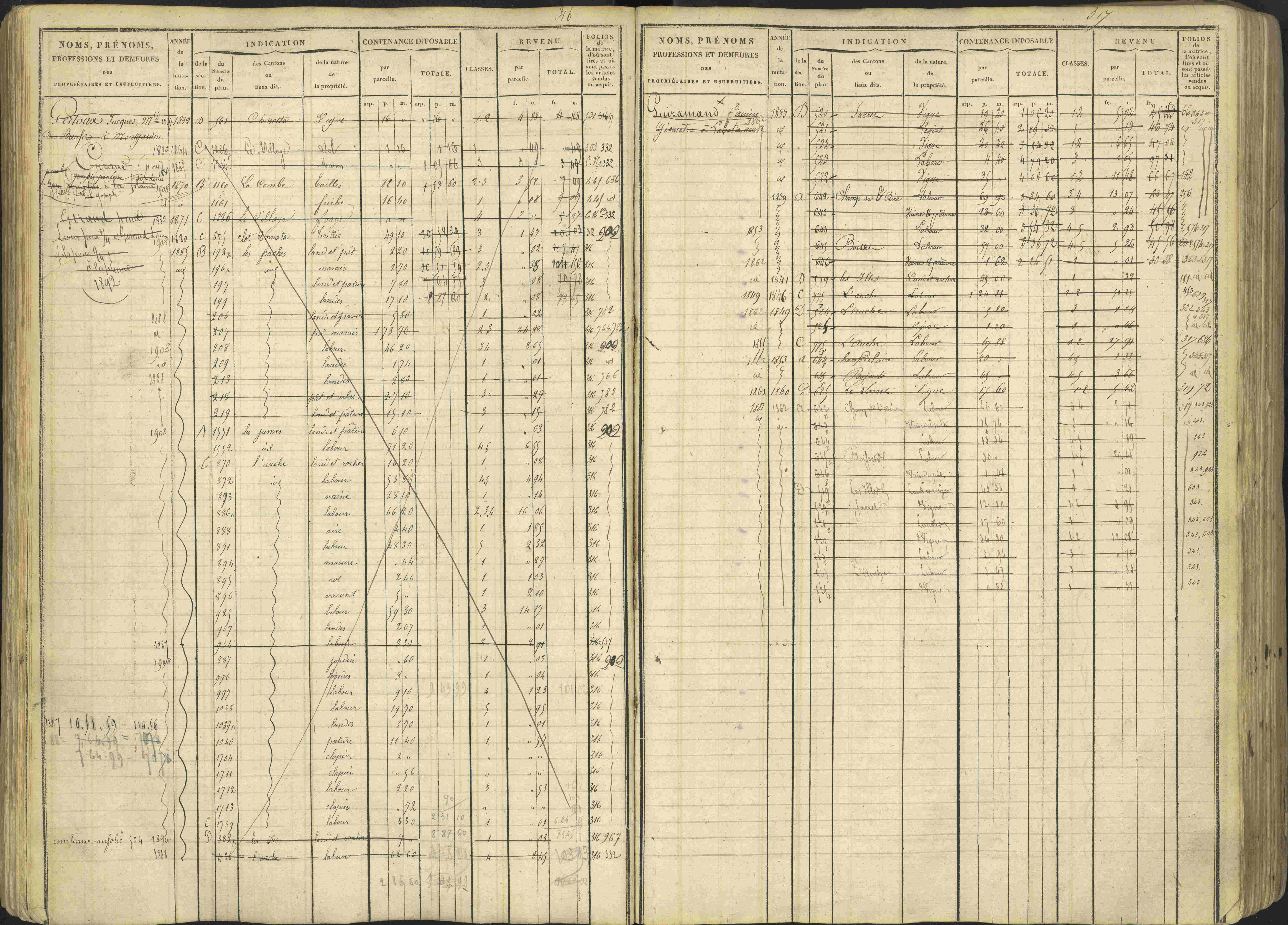 Avançon - 3 P 194/1 - 3 P 194/1 - Matrice, folios 1-772. 