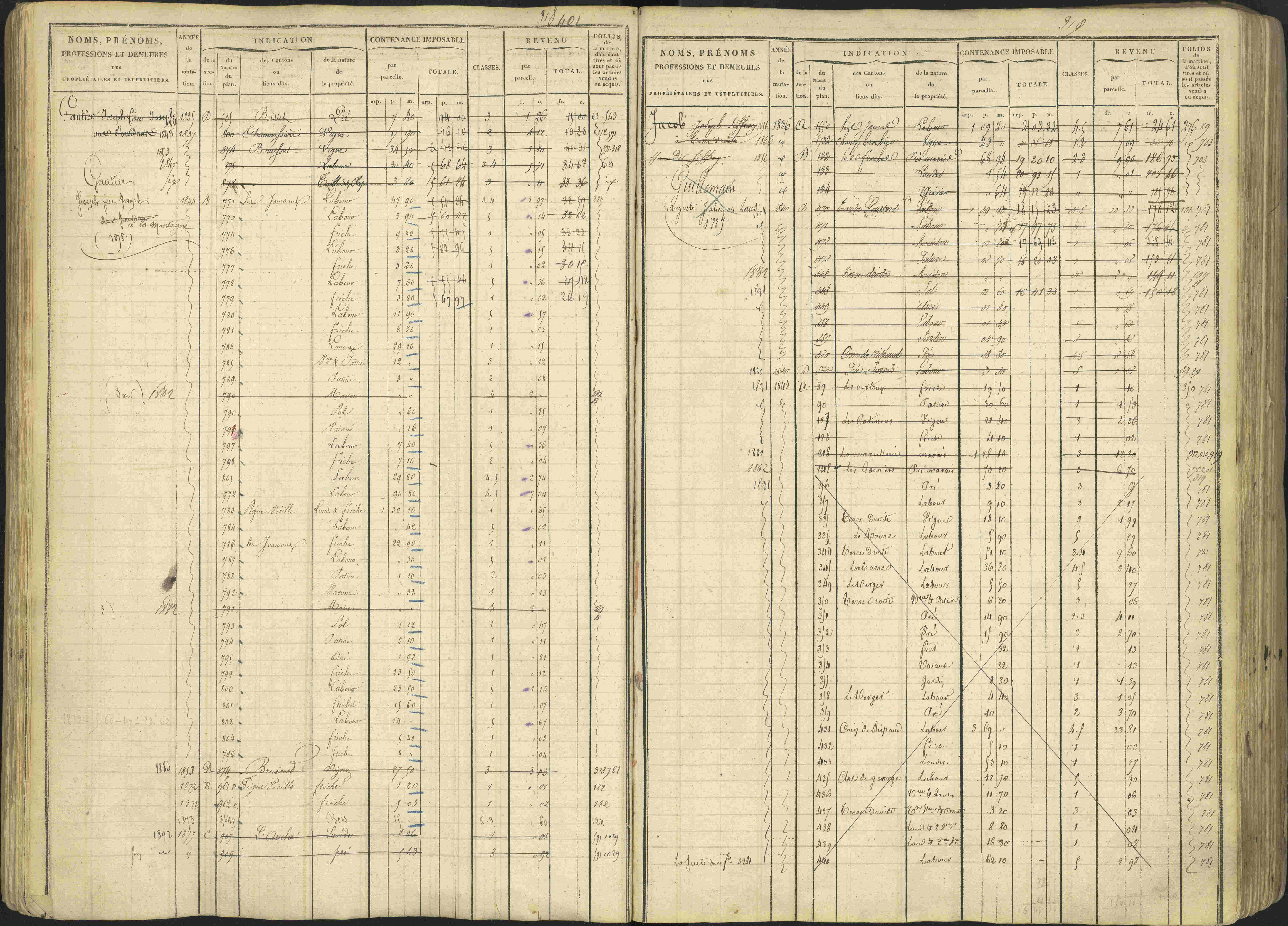 Avançon - 3 P 194/1 - 3 P 194/1 - Matrice, folios 1-772. 