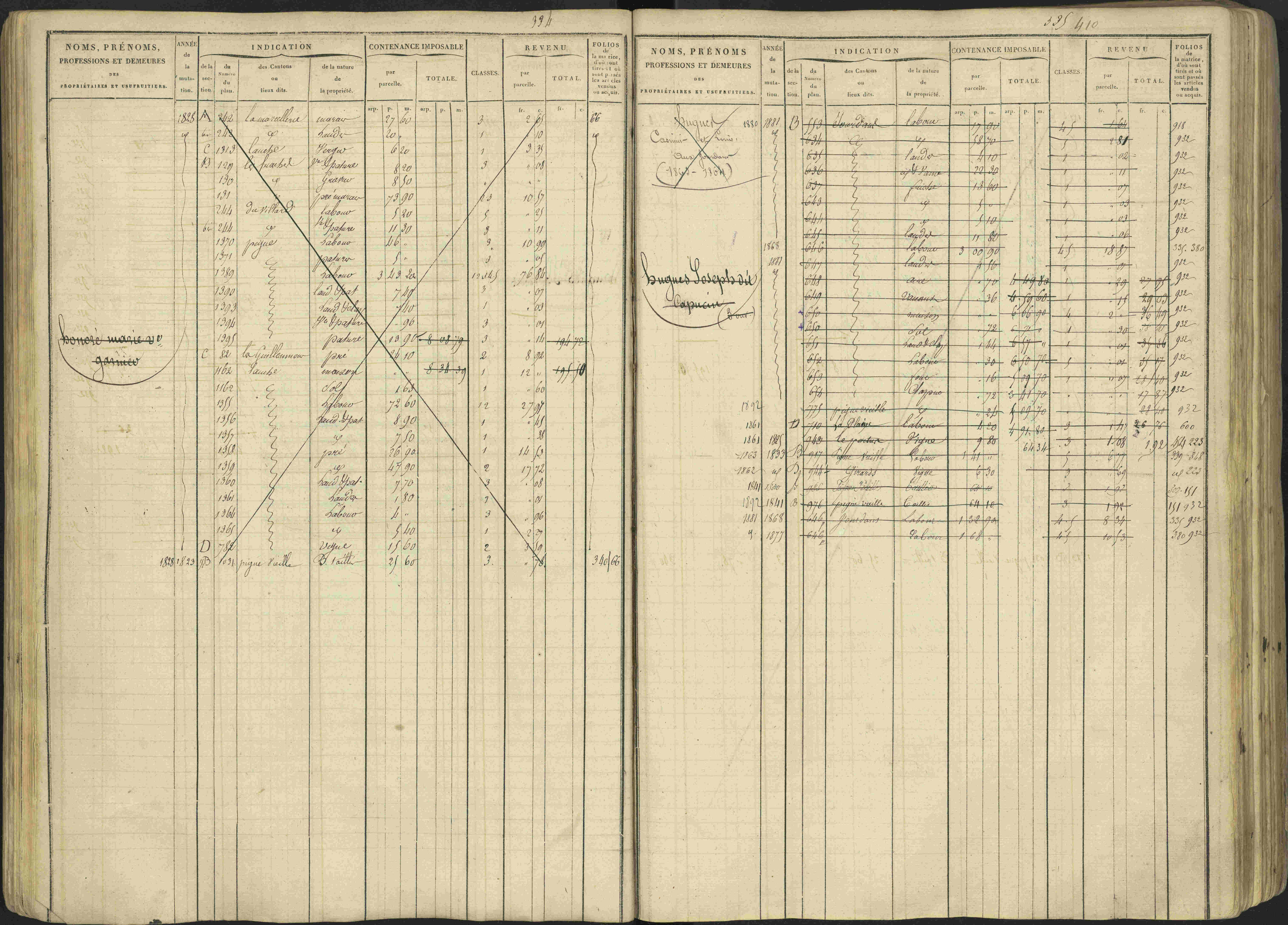 Avançon - 3 P 194/1 - 3 P 194/1 - Matrice, folios 1-772. 