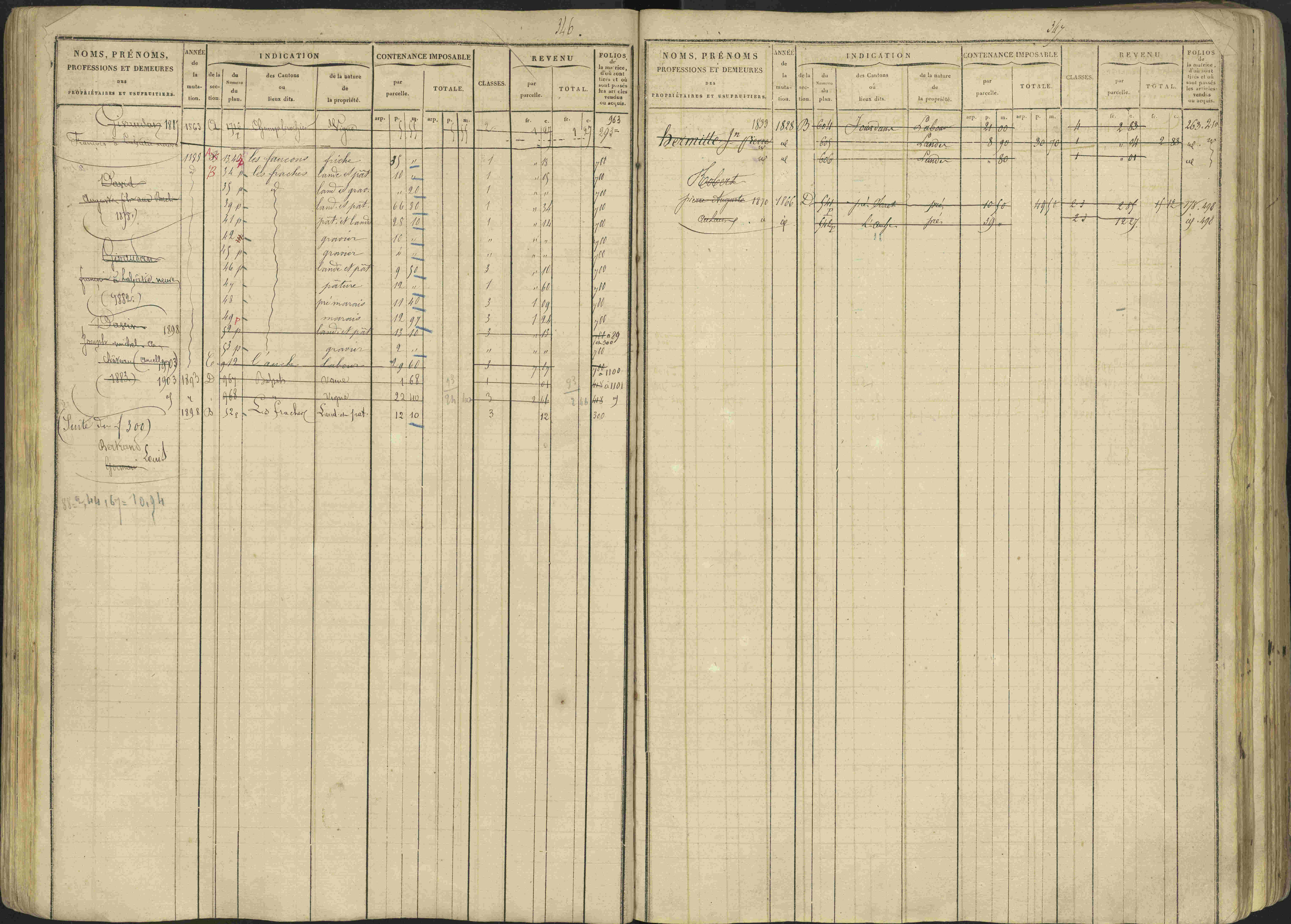 Avançon - 3 P 194/1 - 3 P 194/1 - Matrice, folios 1-772. 