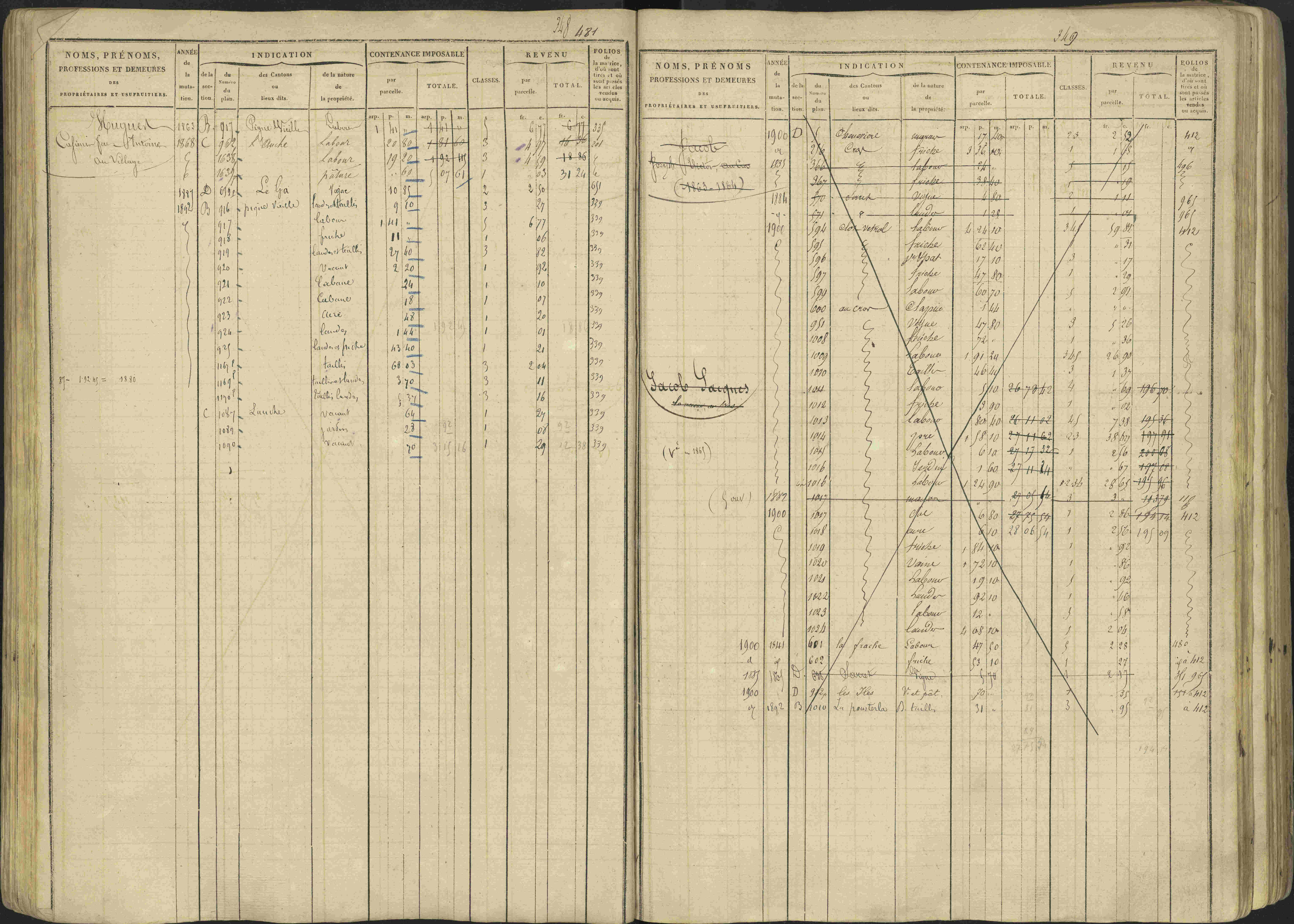 Avançon - 3 P 194/1 - 3 P 194/1 - Matrice, folios 1-772. 