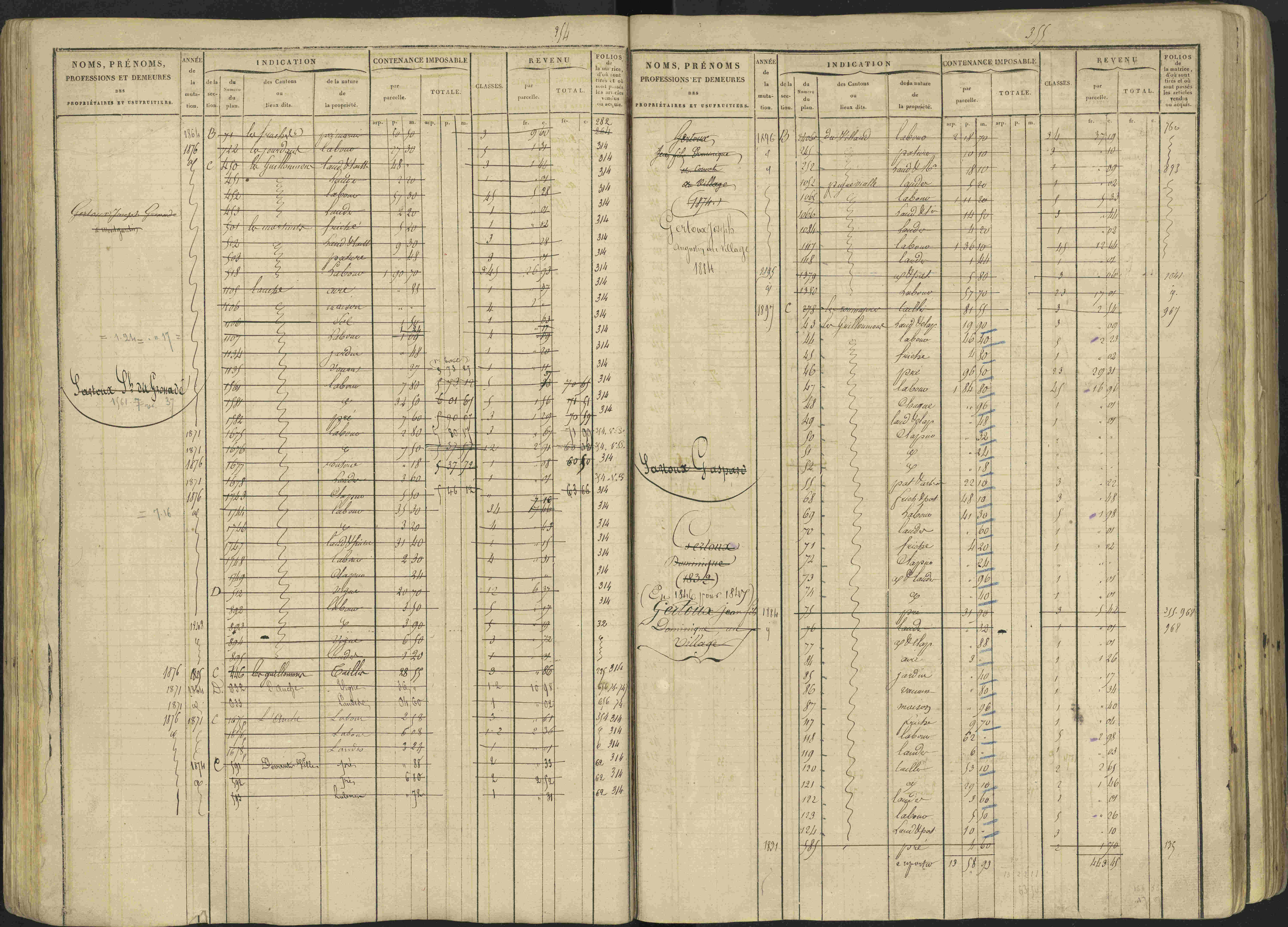 Avançon - 3 P 194/1 - 3 P 194/1 - Matrice, folios 1-772. 