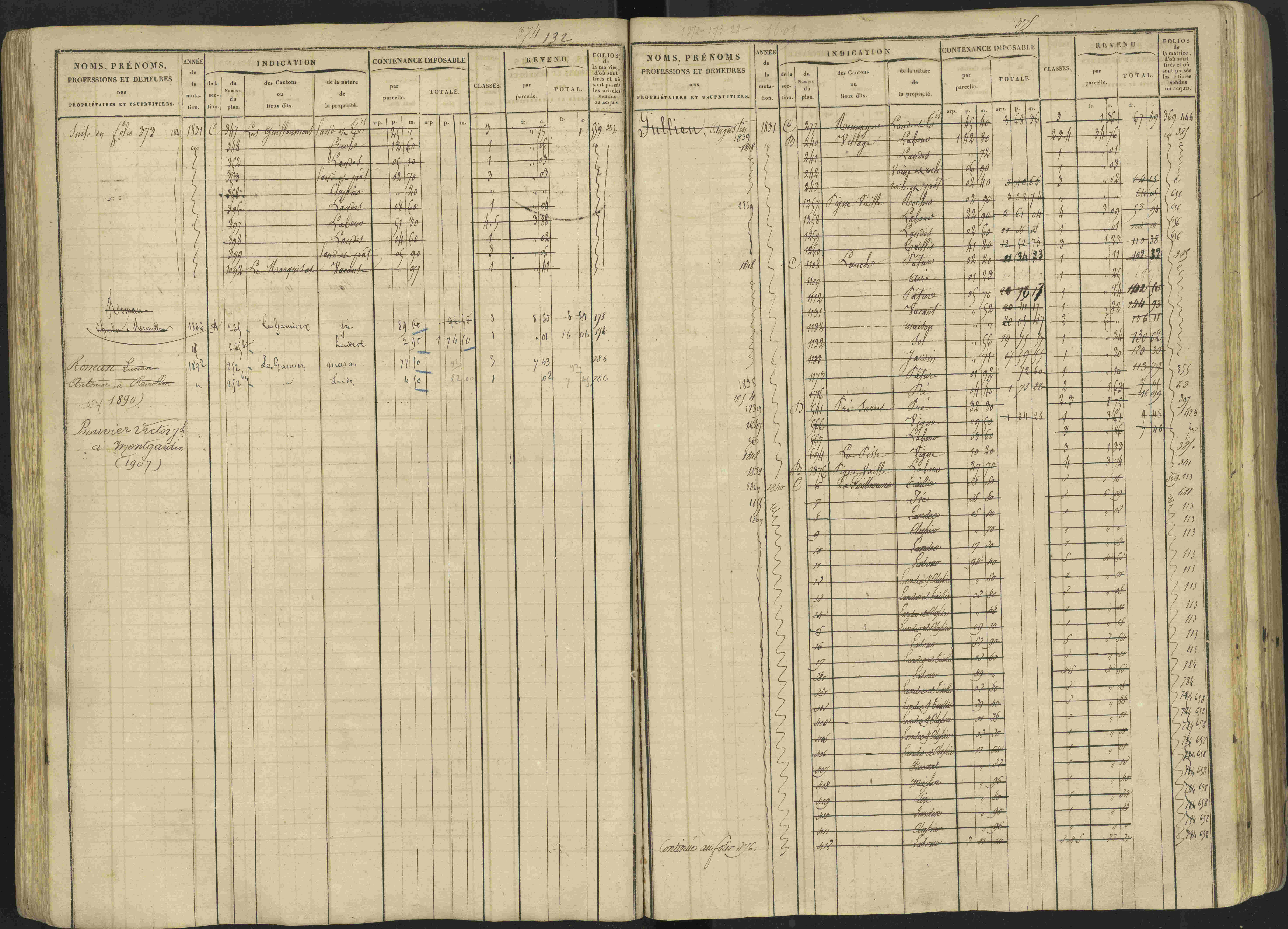 Avançon - 3 P 194/1 - 3 P 194/1 - Matrice, folios 1-772. 