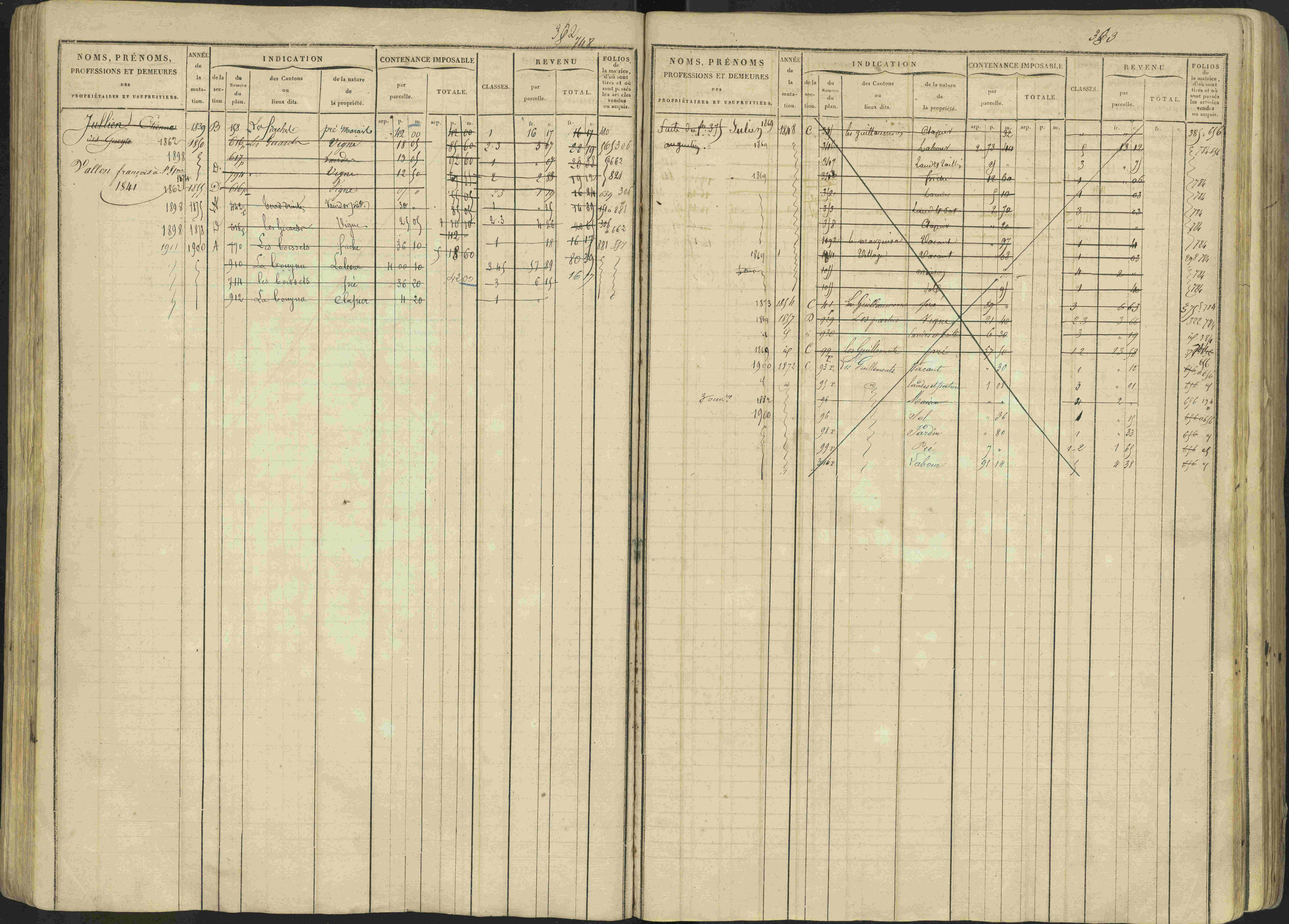 Avançon - 3 P 194/1 - 3 P 194/1 - Matrice, folios 1-772. 