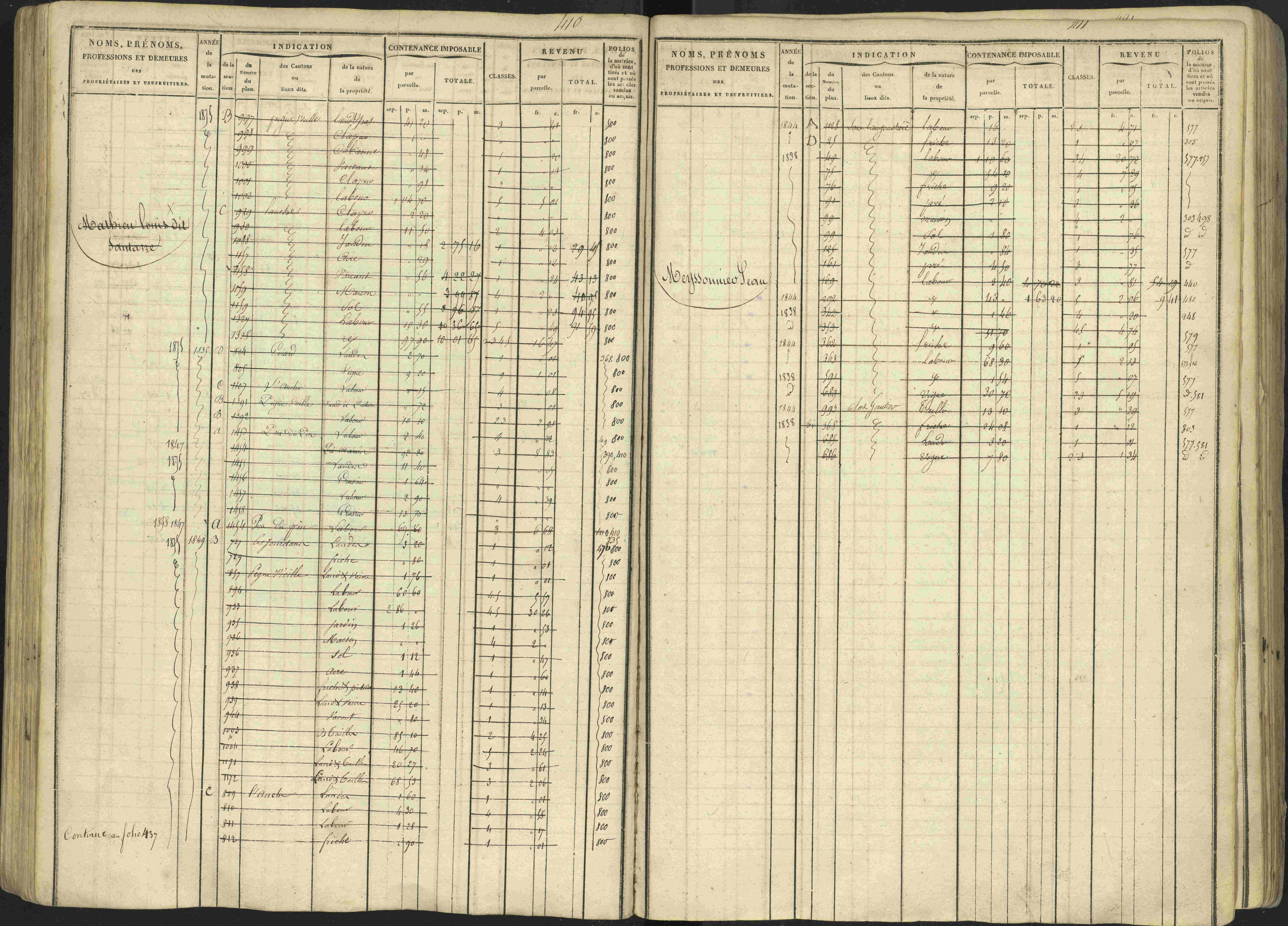 Avançon - 3 P 194/1 - 3 P 194/1 - Matrice, folios 1-772. 