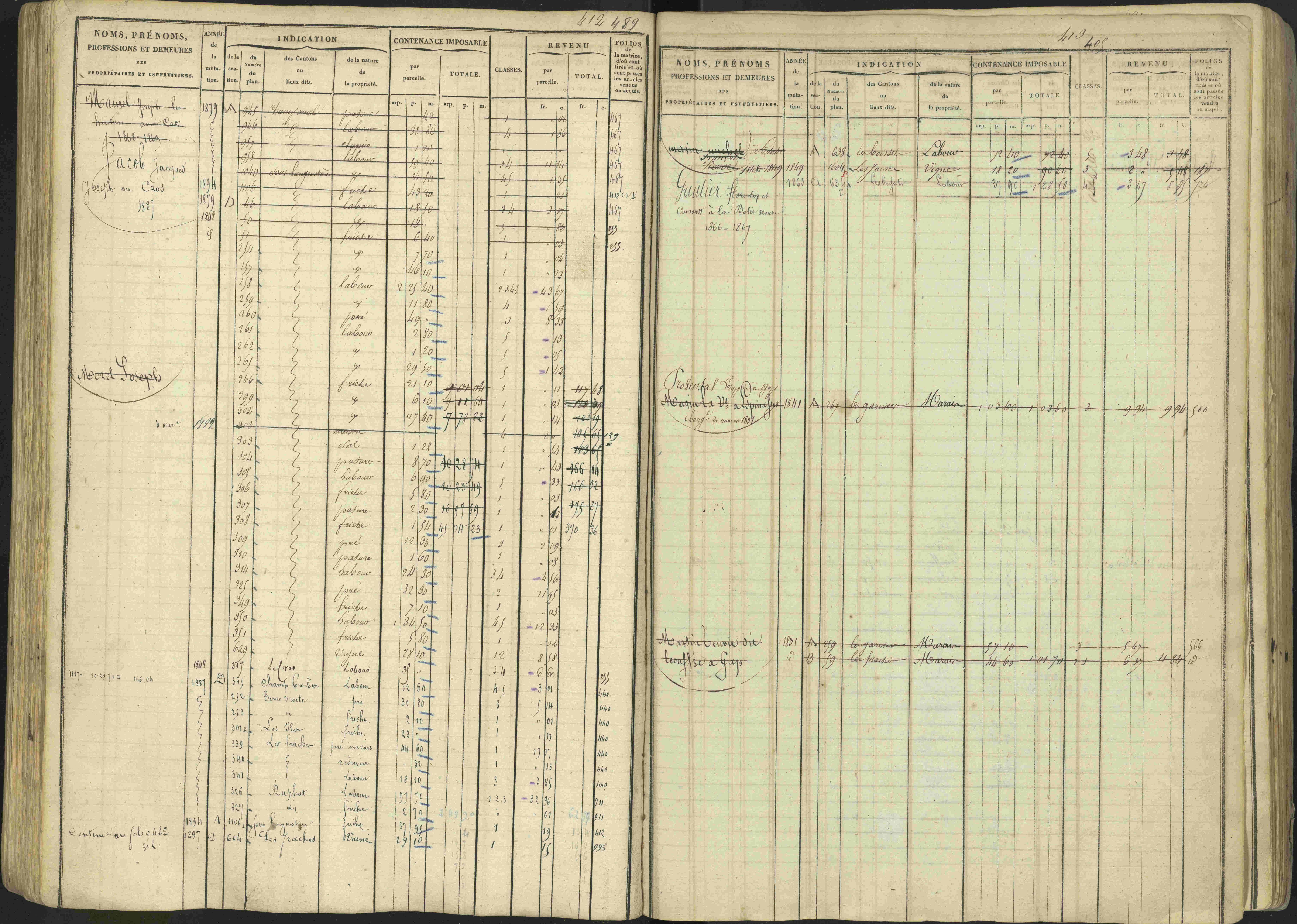 Avançon - 3 P 194/1 - 3 P 194/1 - Matrice, folios 1-772. 