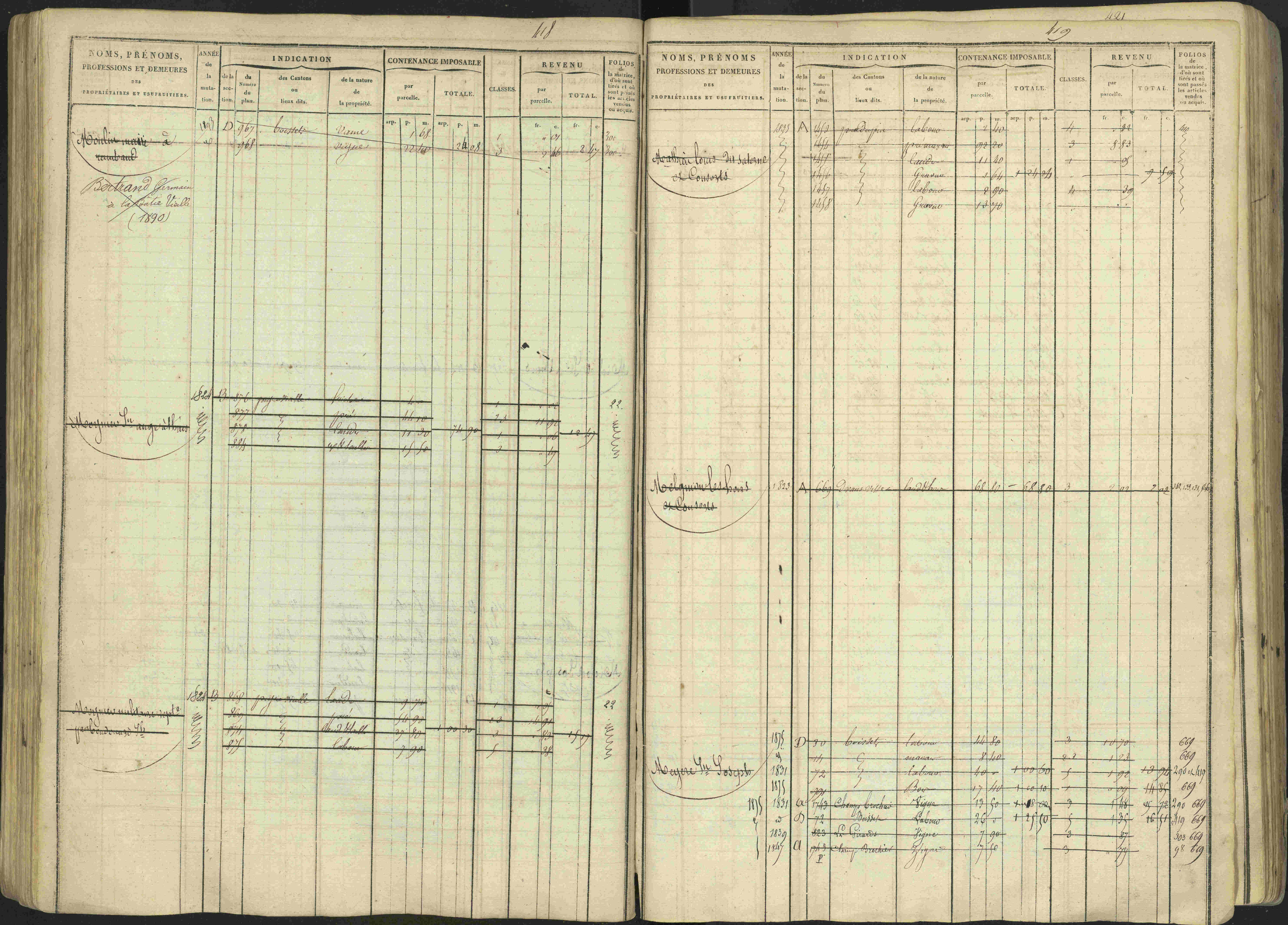 Avançon - 3 P 194/1 - 3 P 194/1 - Matrice, folios 1-772. 