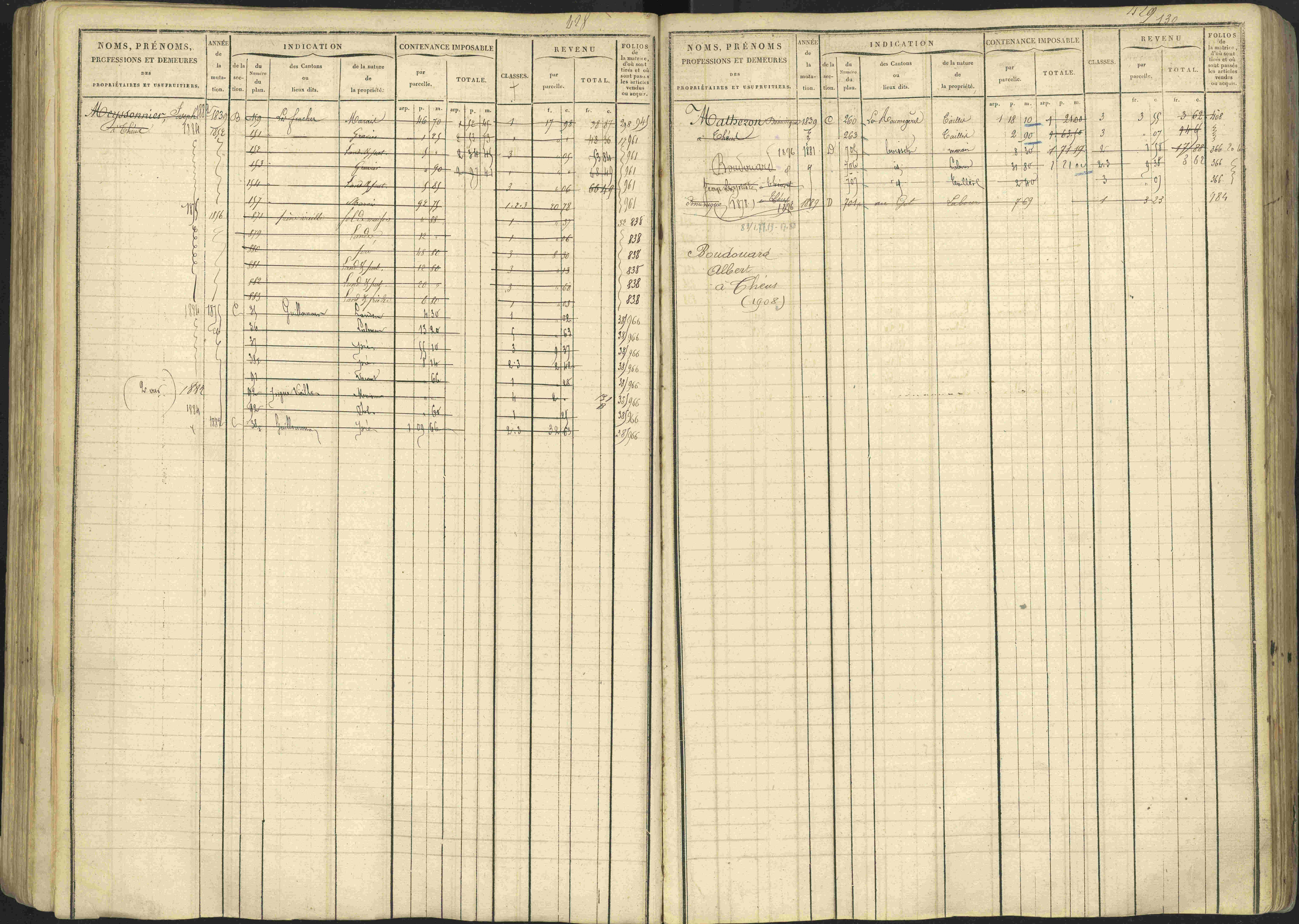 Avançon - 3 P 194/1 - 3 P 194/1 - Matrice, folios 1-772. 