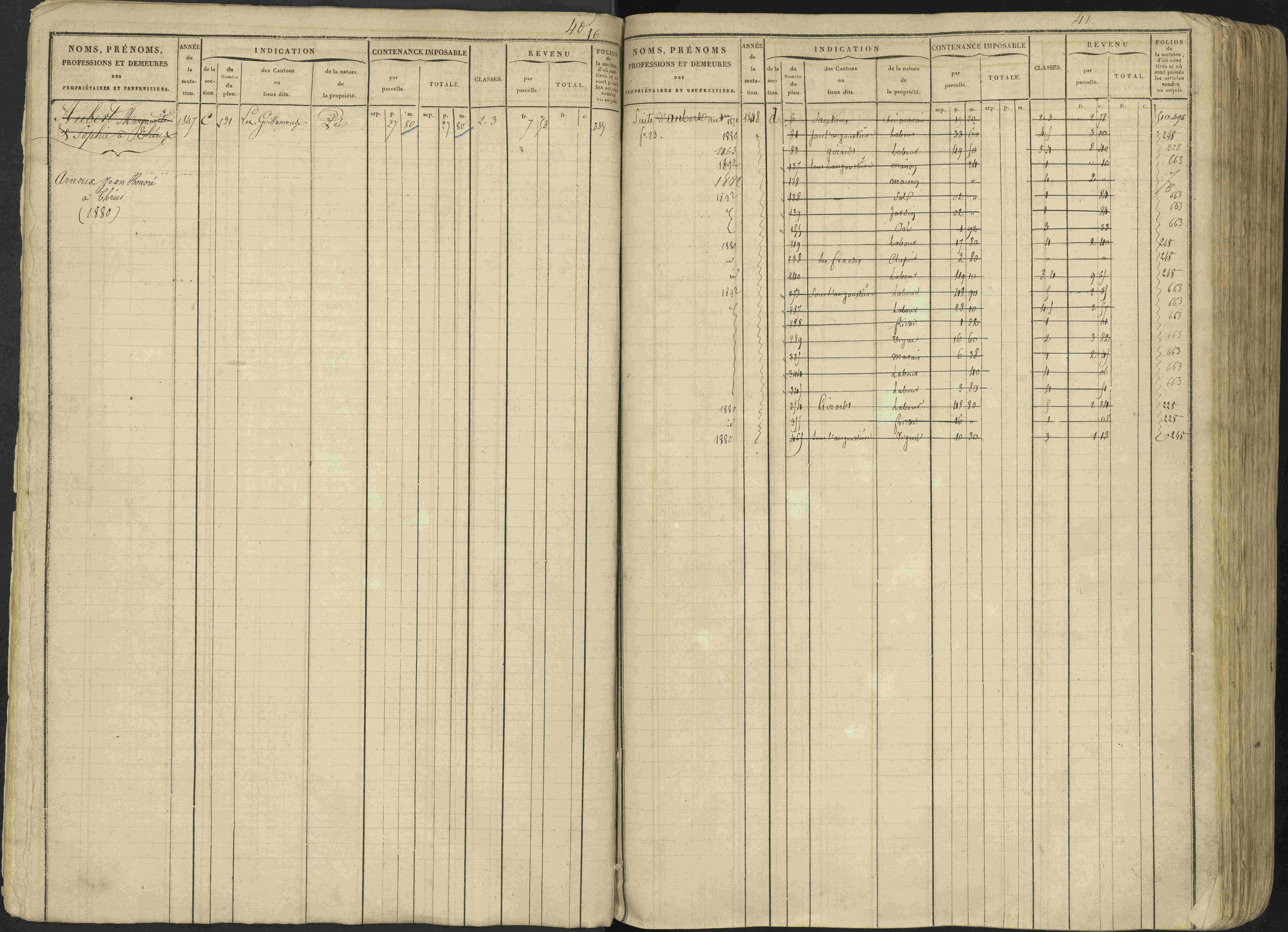 Avançon - 3 P 194/1 - 3 P 194/1 - Matrice, folios 1-772. 