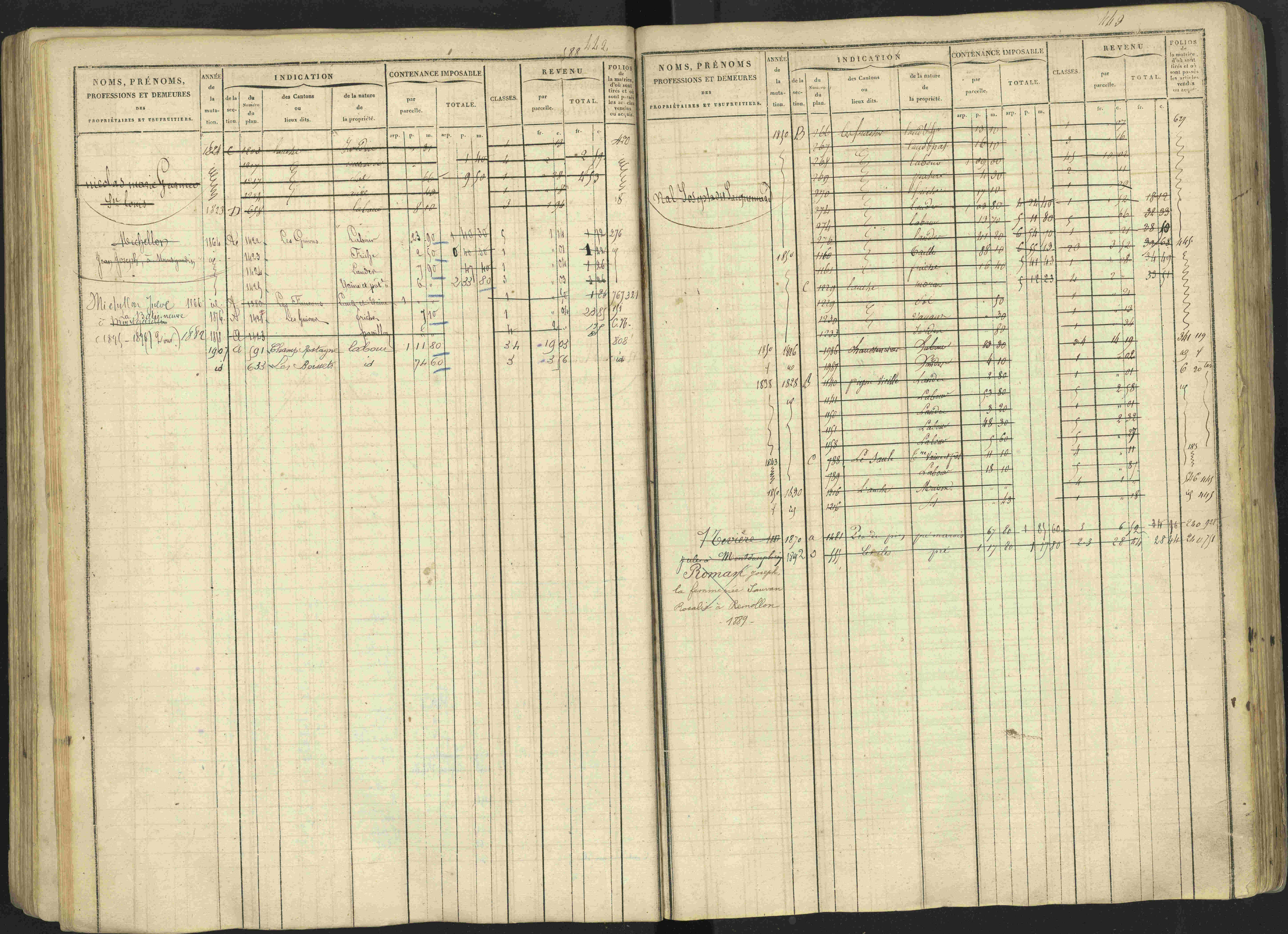 Avançon - 3 P 194/1 - 3 P 194/1 - Matrice, folios 1-772. 