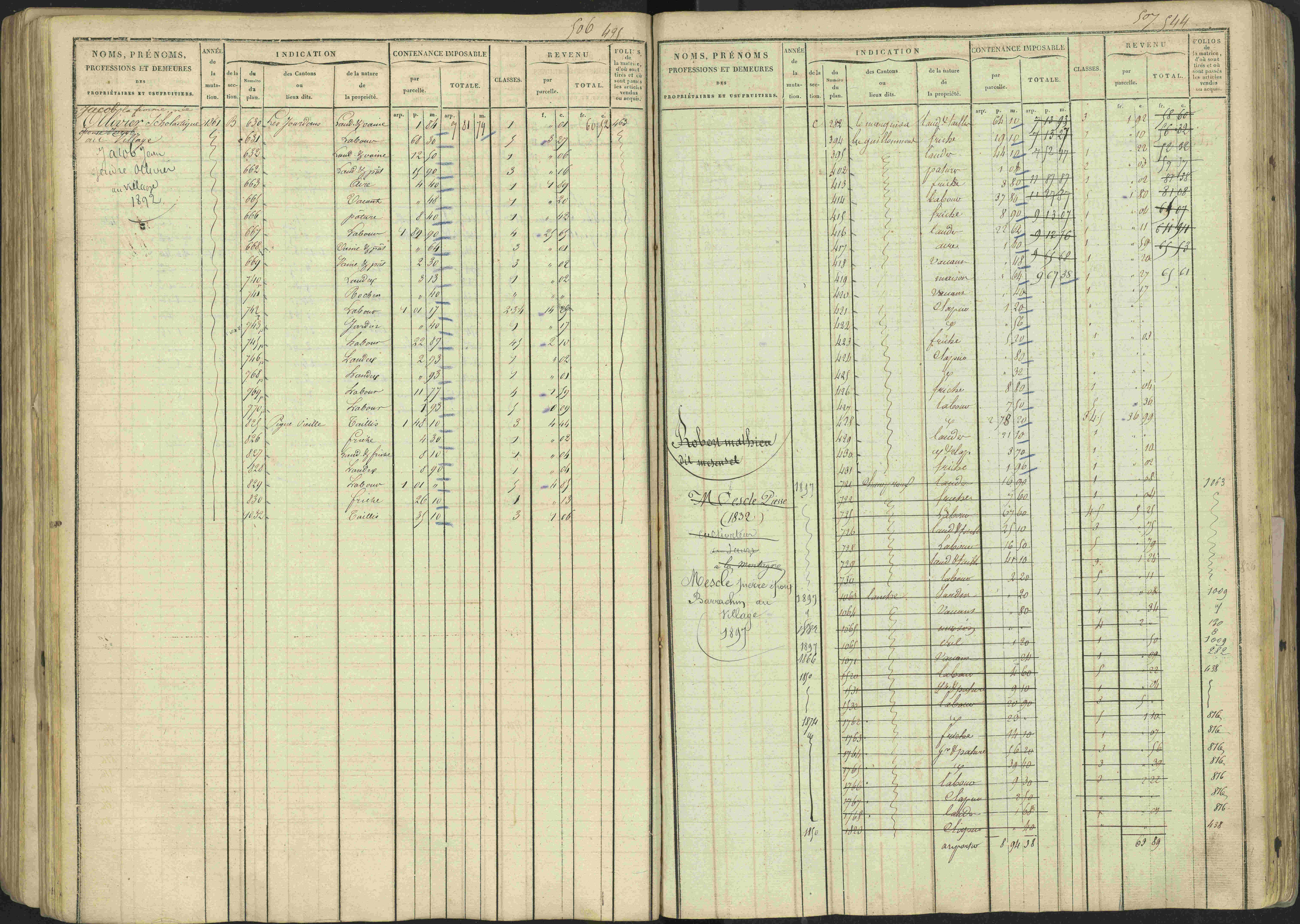Avançon - 3 P 194/1 - 3 P 194/1 - Matrice, folios 1-772. 
