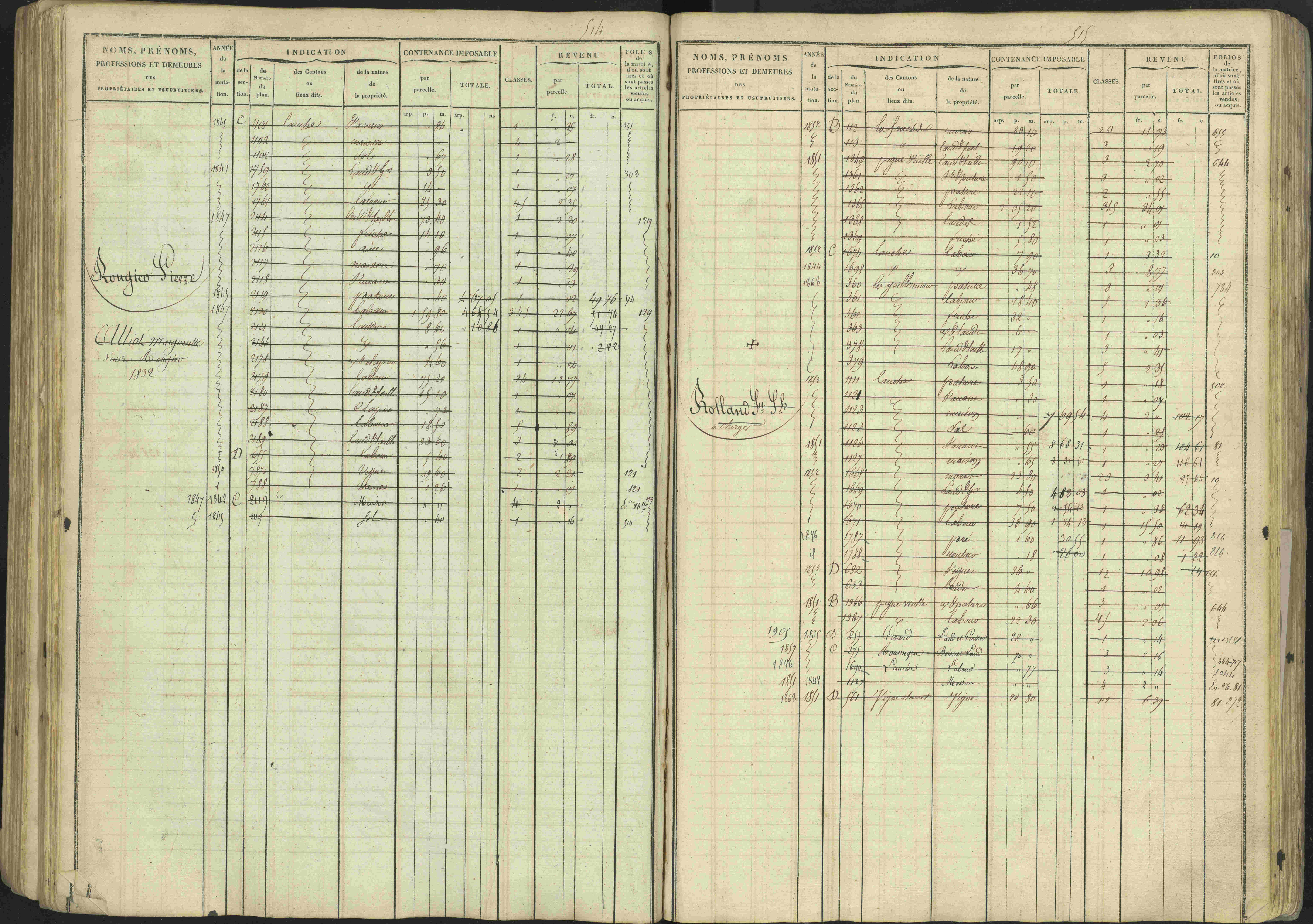 Avançon - 3 P 194/1 - 3 P 194/1 - Matrice, folios 1-772. 