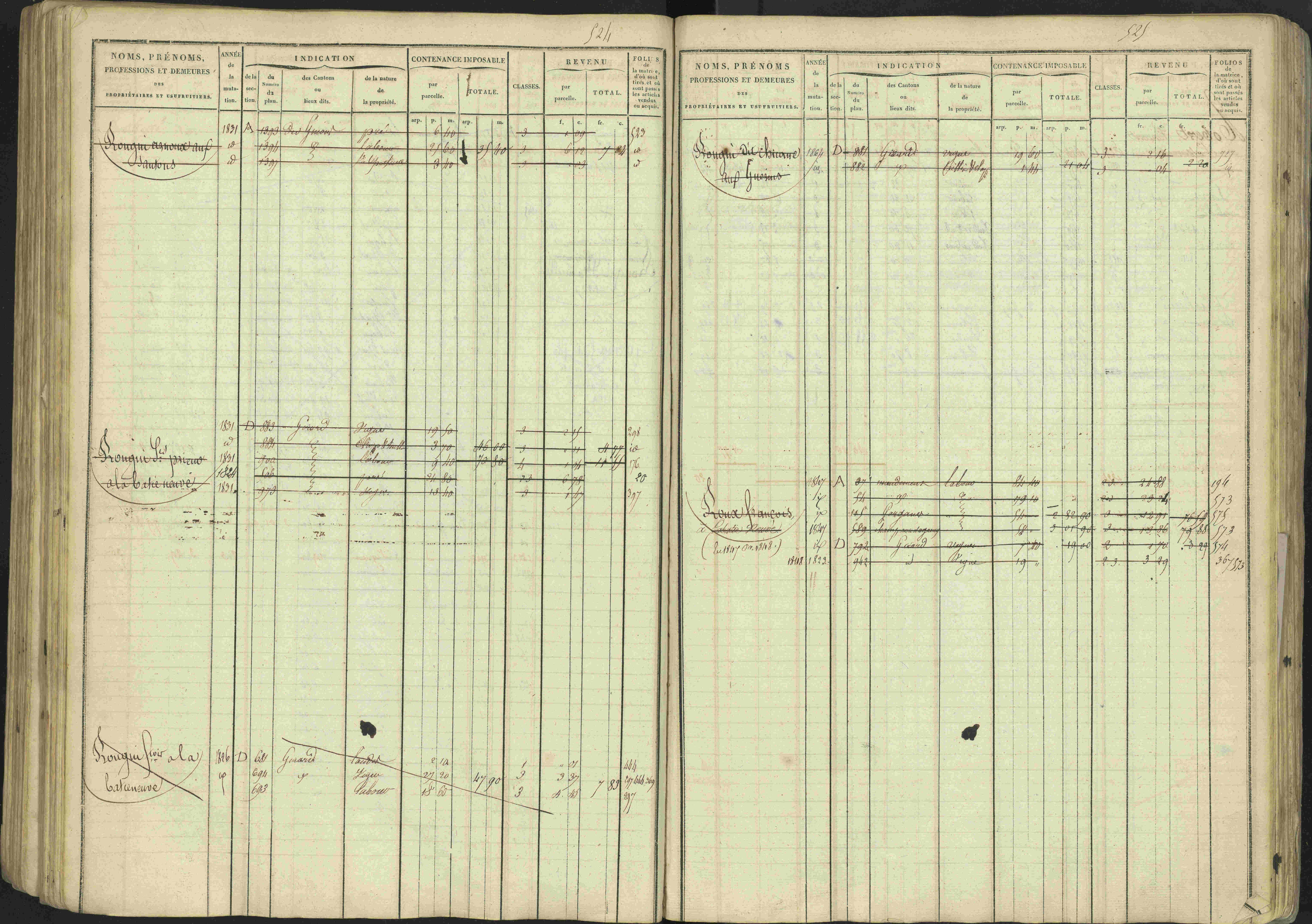 Avançon - 3 P 194/1 - 3 P 194/1 - Matrice, folios 1-772. 