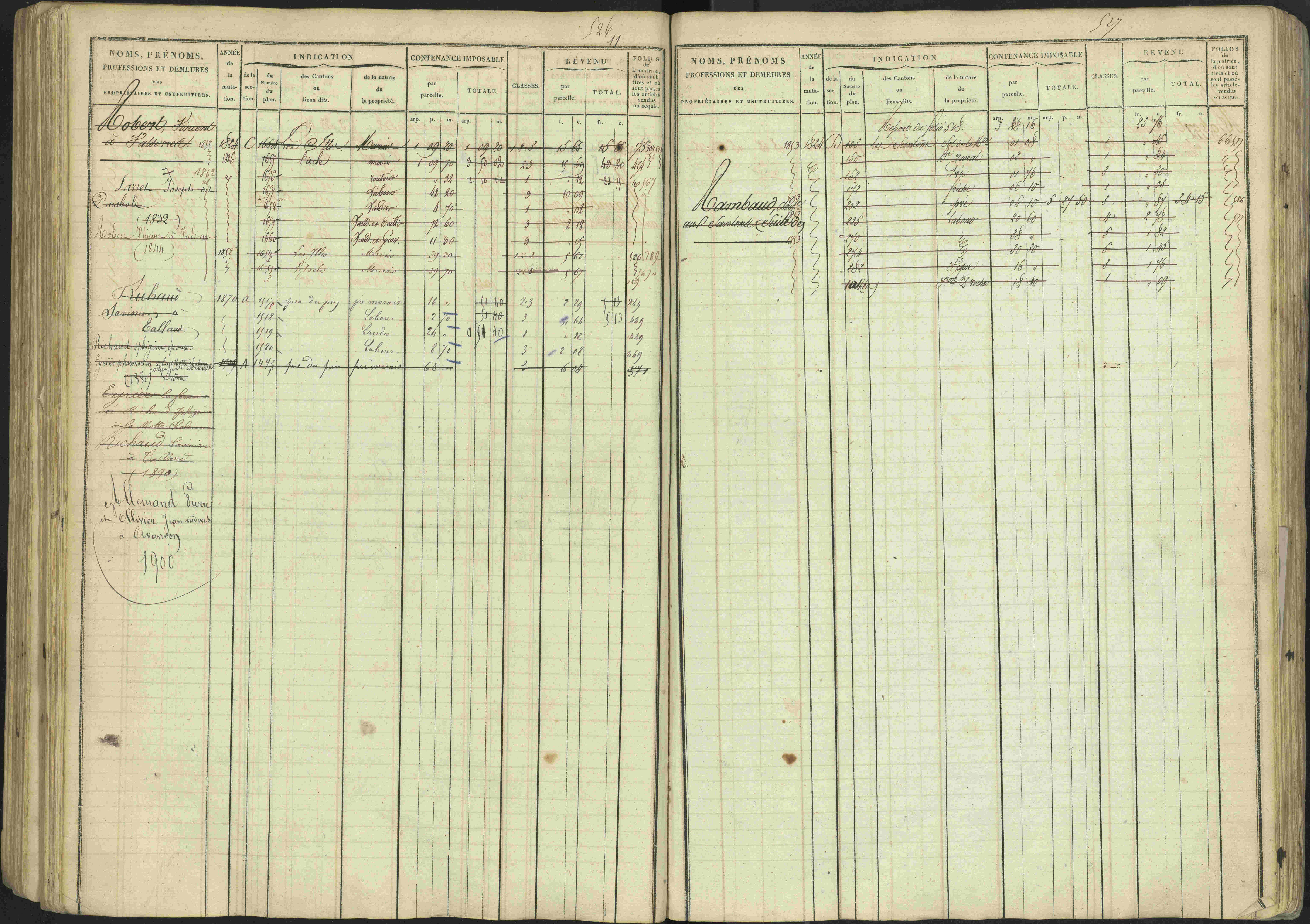 Avançon - 3 P 194/1 - 3 P 194/1 - Matrice, folios 1-772. 