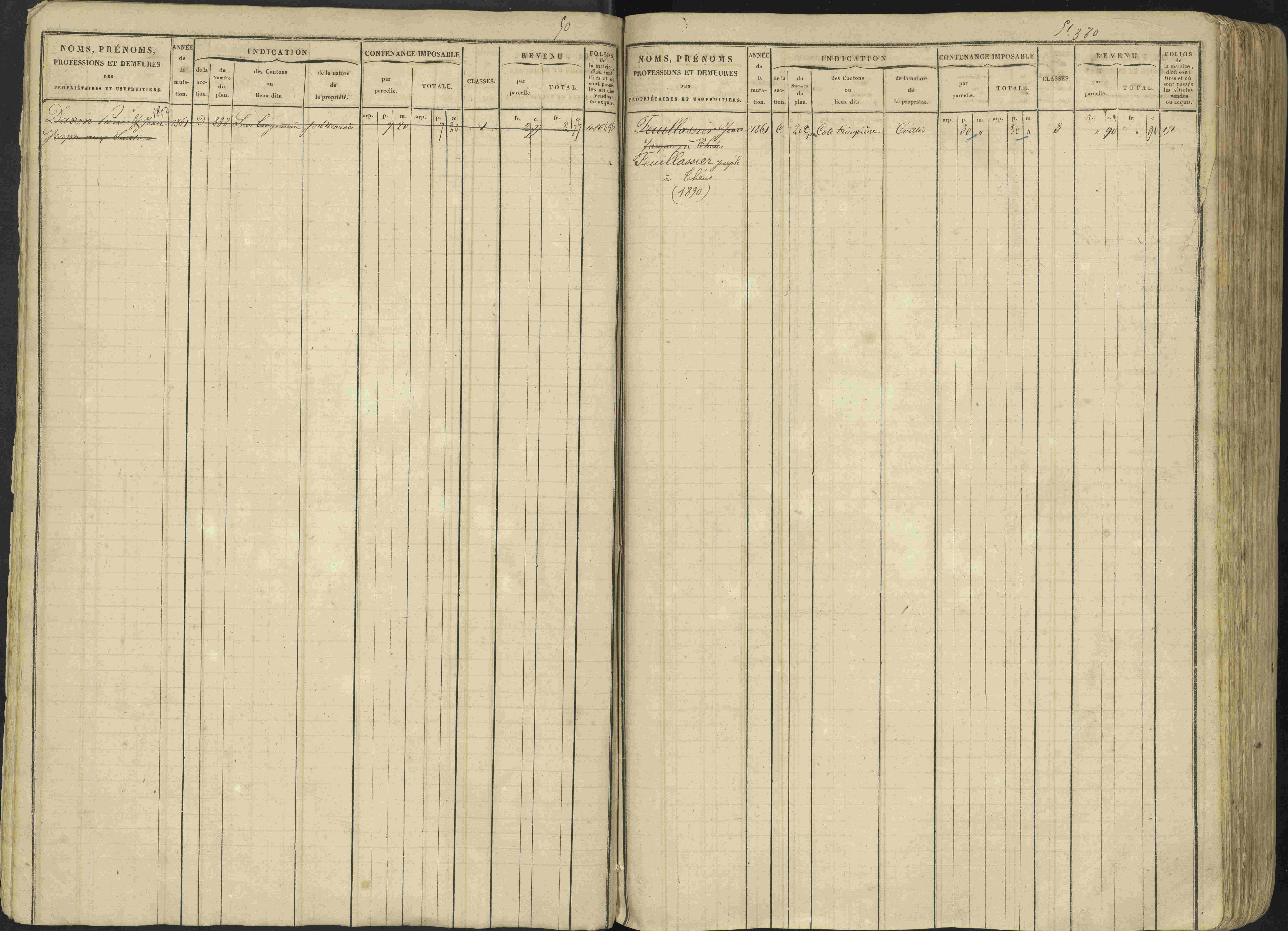 Avançon - 3 P 194/1 - 3 P 194/1 - Matrice, folios 1-772. 