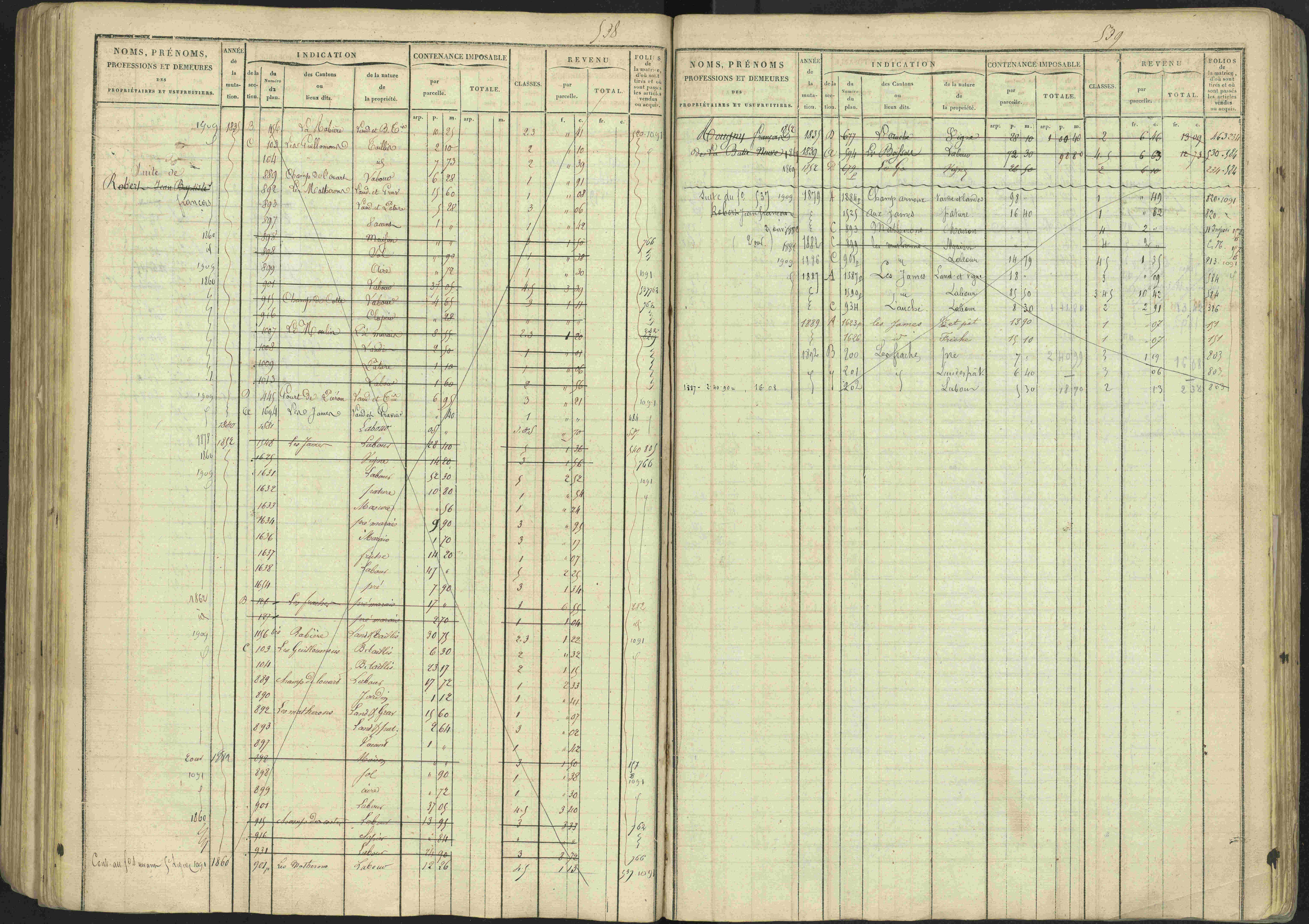 Avançon - 3 P 194/1 - 3 P 194/1 - Matrice, folios 1-772. 