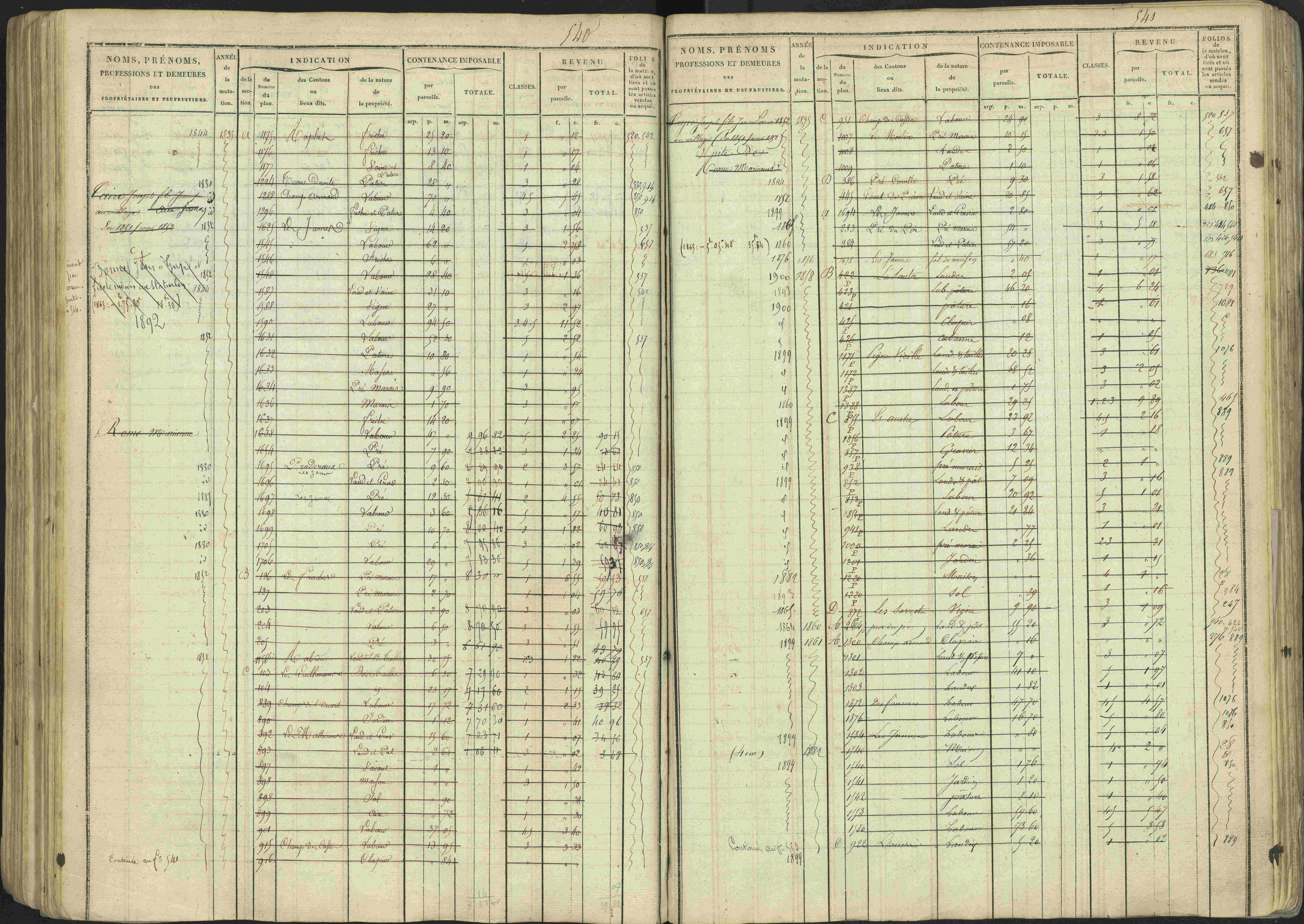 Avançon - 3 P 194/1 - 3 P 194/1 - Matrice, folios 1-772. 