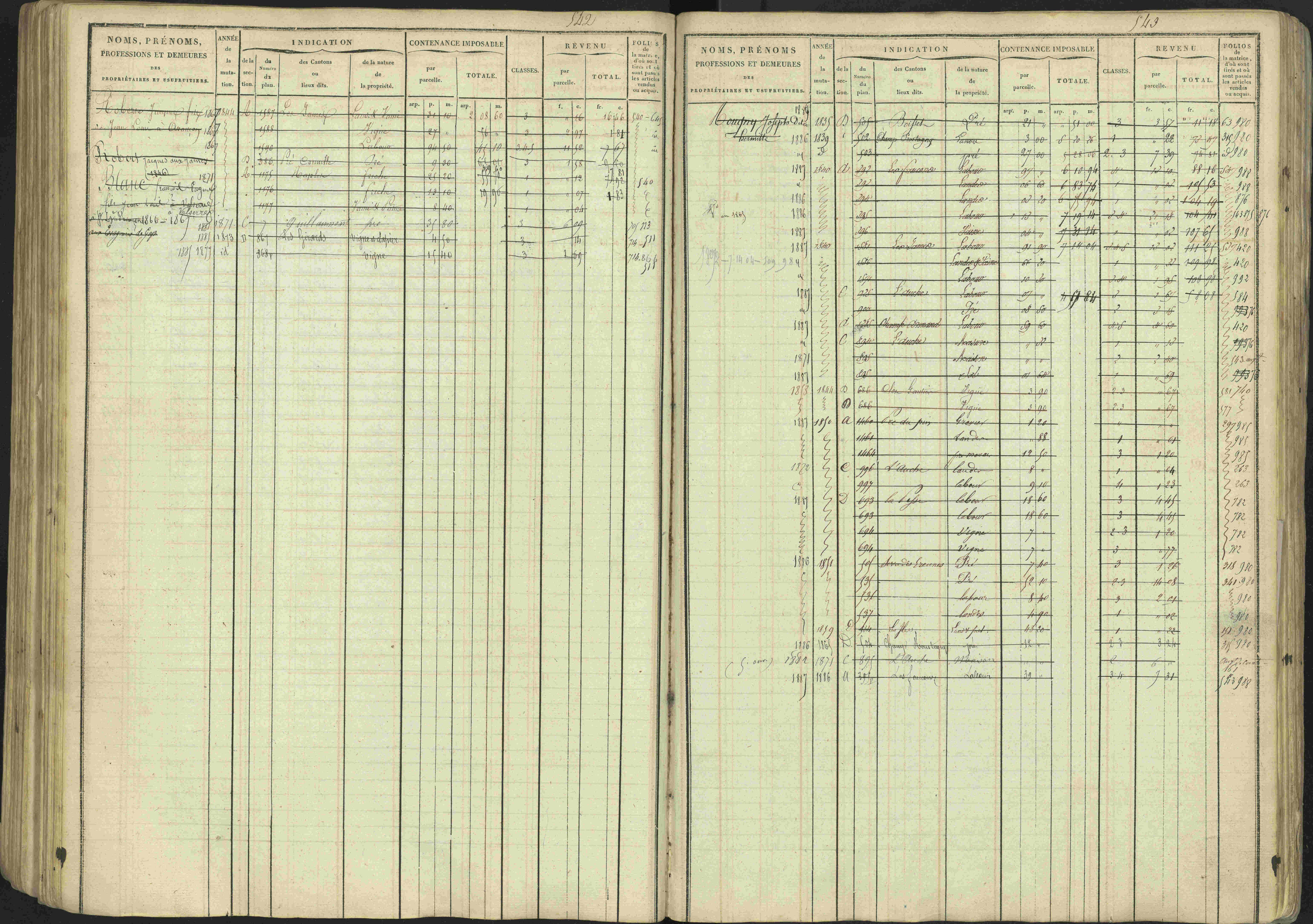 Avançon - 3 P 194/1 - 3 P 194/1 - Matrice, folios 1-772. 
