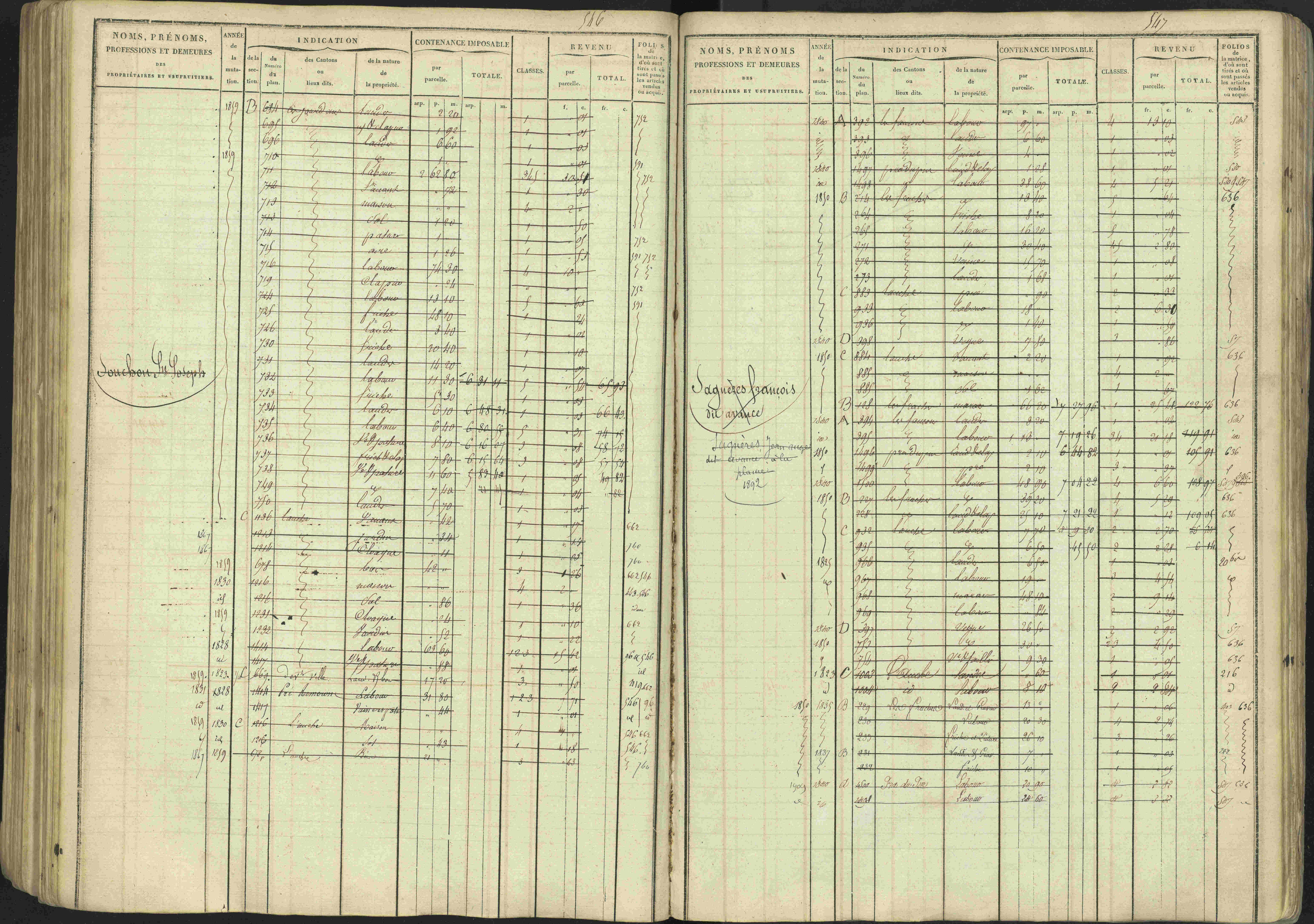 Avançon - 3 P 194/1 - 3 P 194/1 - Matrice, folios 1-772. 