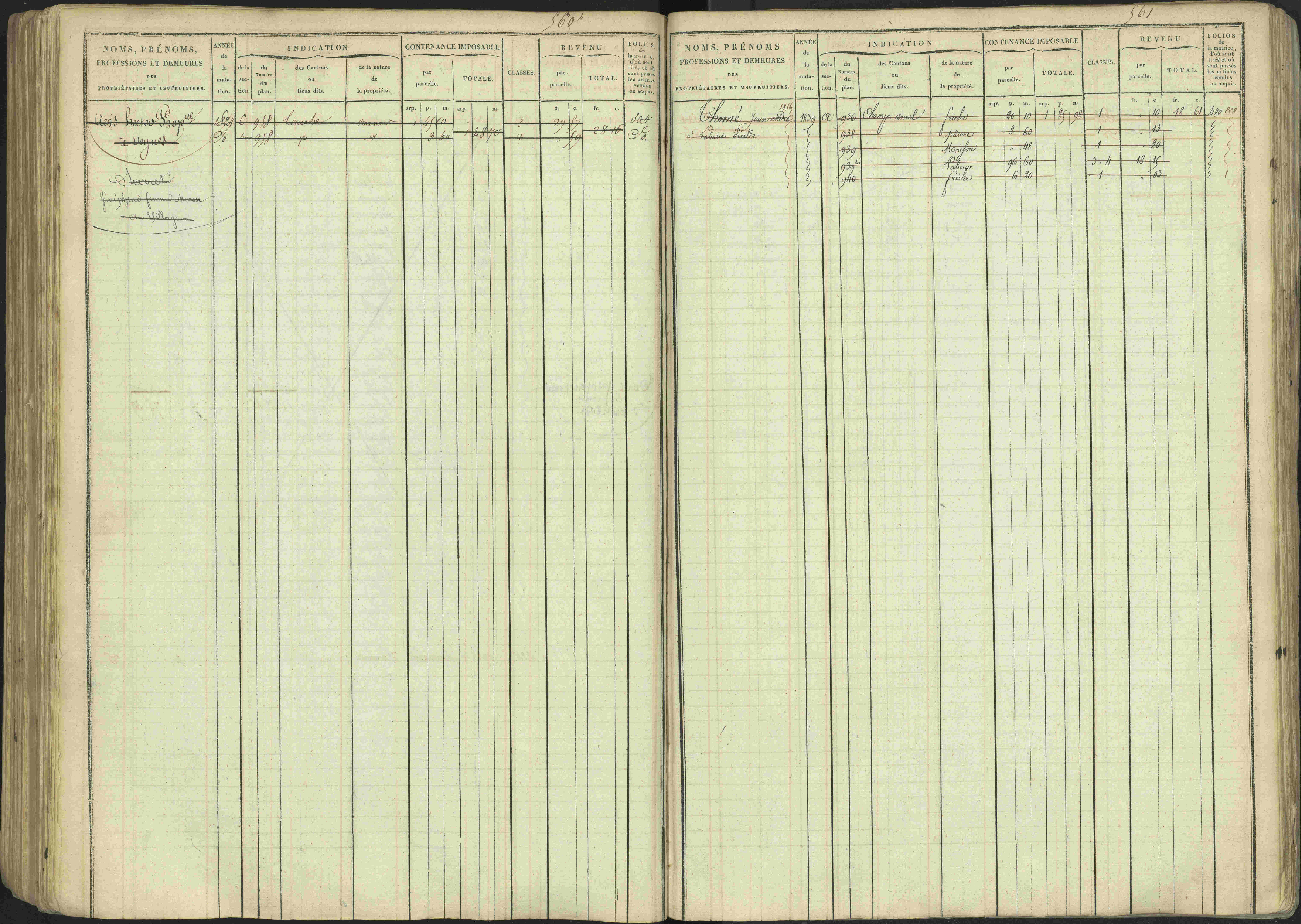 Avançon - 3 P 194/1 - 3 P 194/1 - Matrice, folios 1-772. 