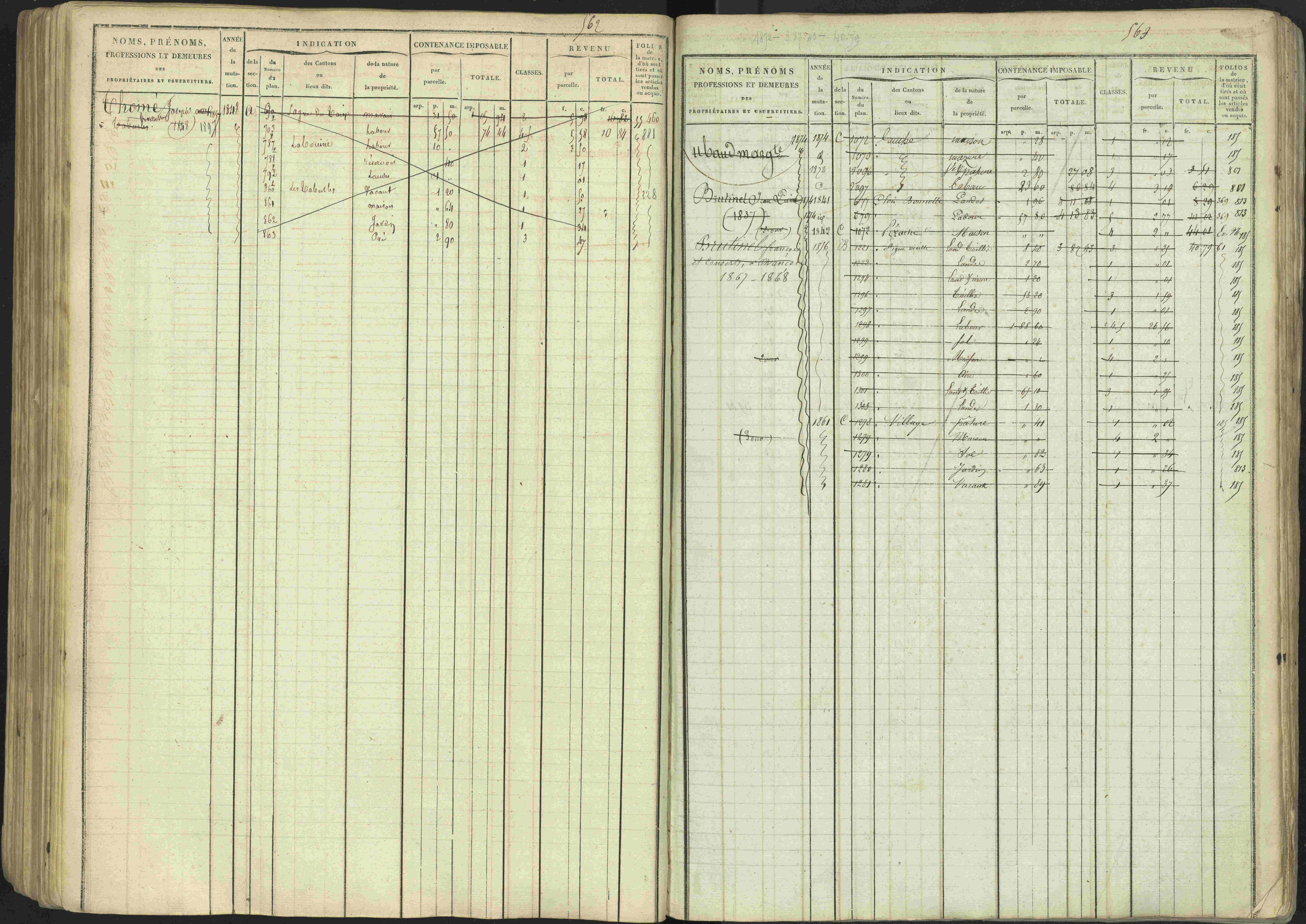 Avançon - 3 P 194/1 - 3 P 194/1 - Matrice, folios 1-772. 