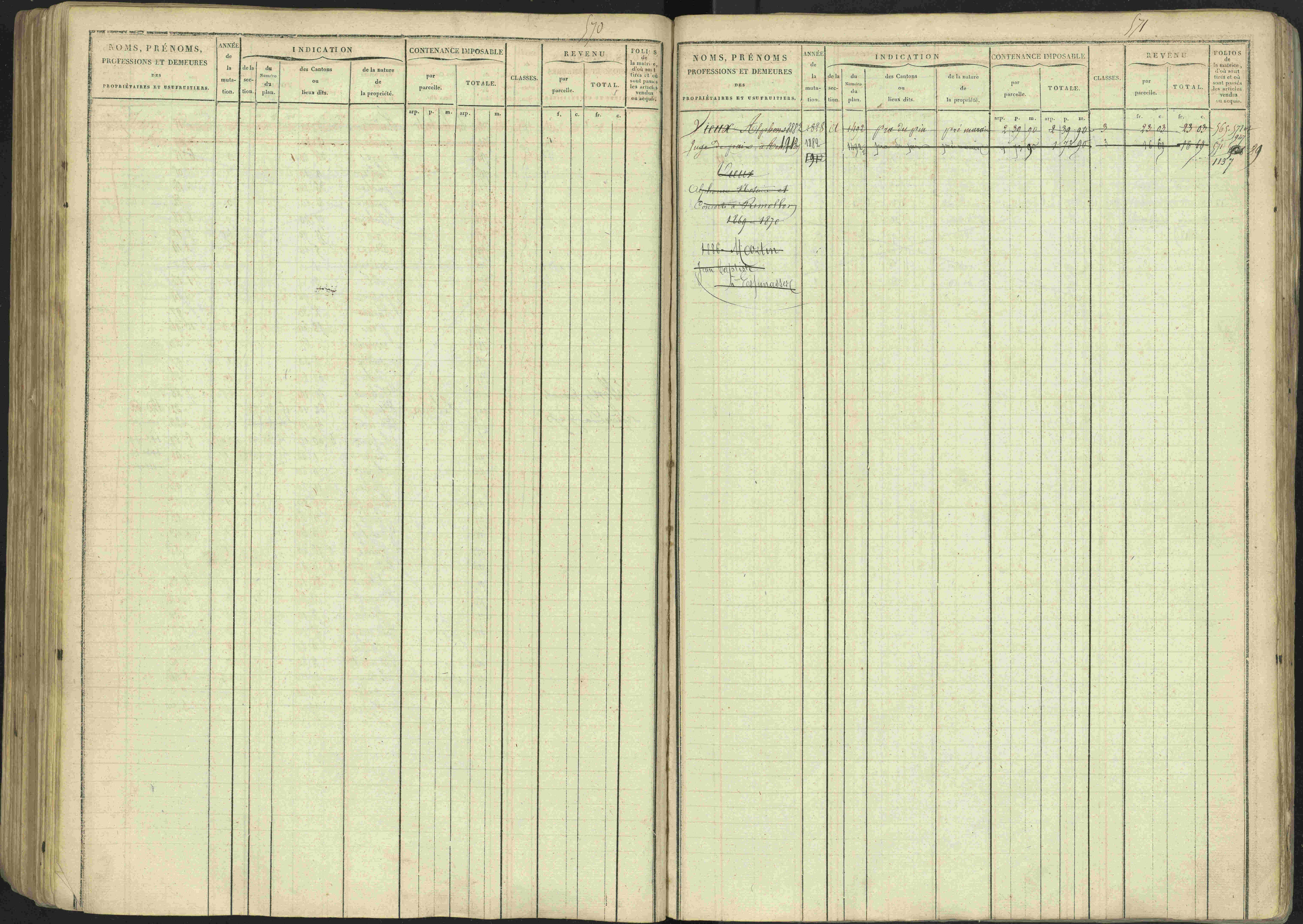Avançon - 3 P 194/1 - 3 P 194/1 - Matrice, folios 1-772. 