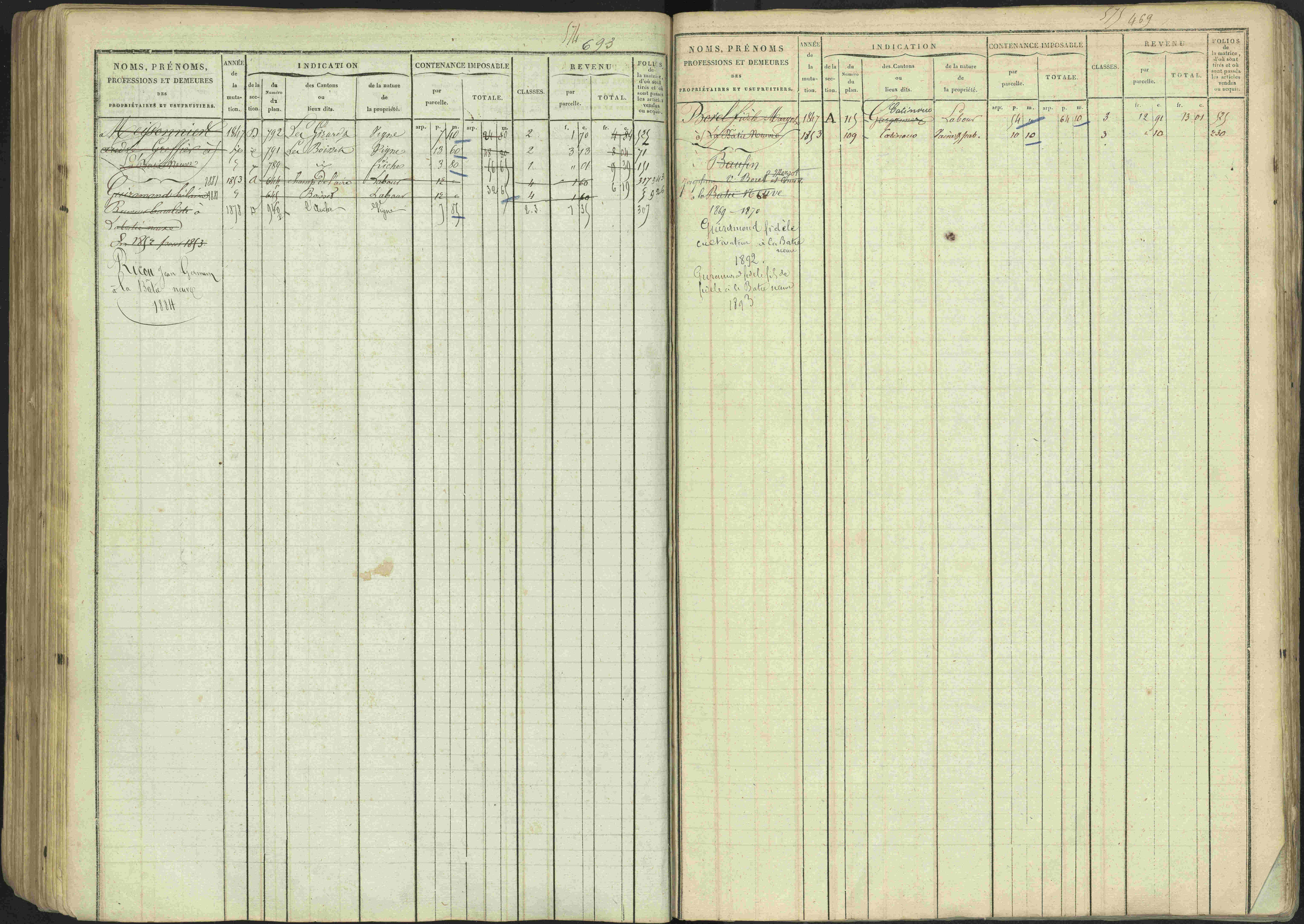 Avançon - 3 P 194/1 - 3 P 194/1 - Matrice, folios 1-772. 