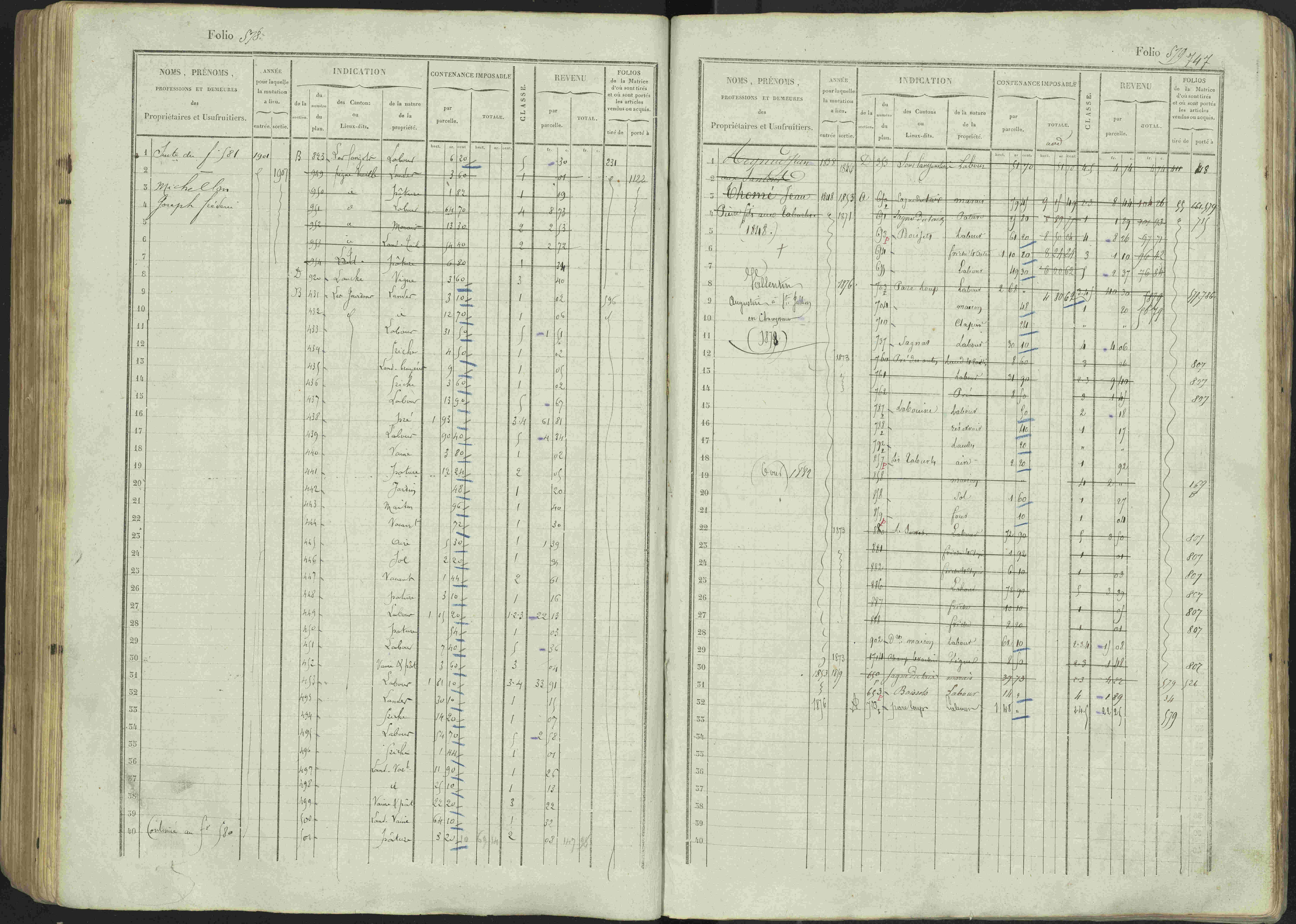 Avançon - 3 P 194/1 - 3 P 194/1 - Matrice, folios 1-772. 