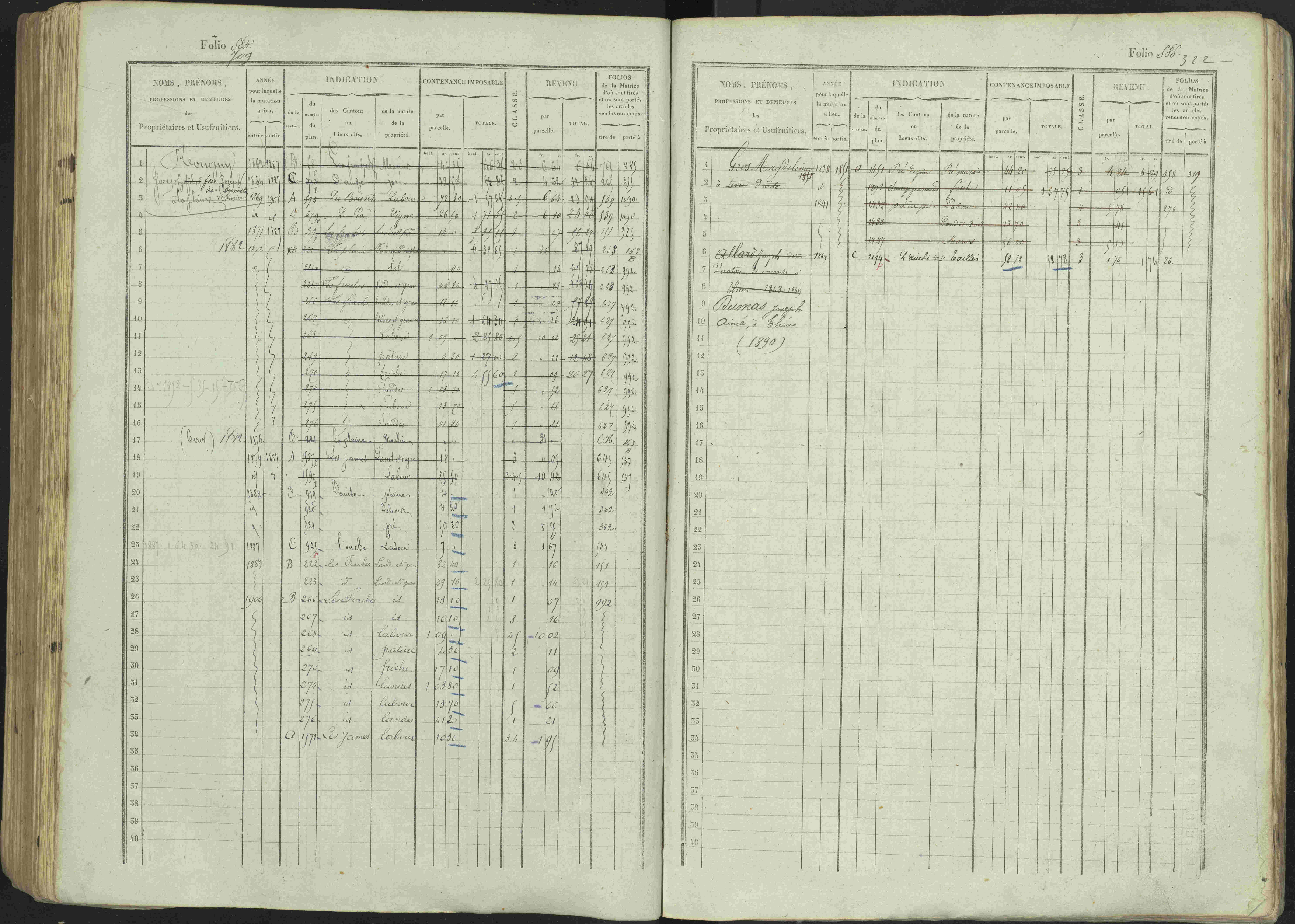 Avançon - 3 P 194/1 - 3 P 194/1 - Matrice, folios 1-772. 