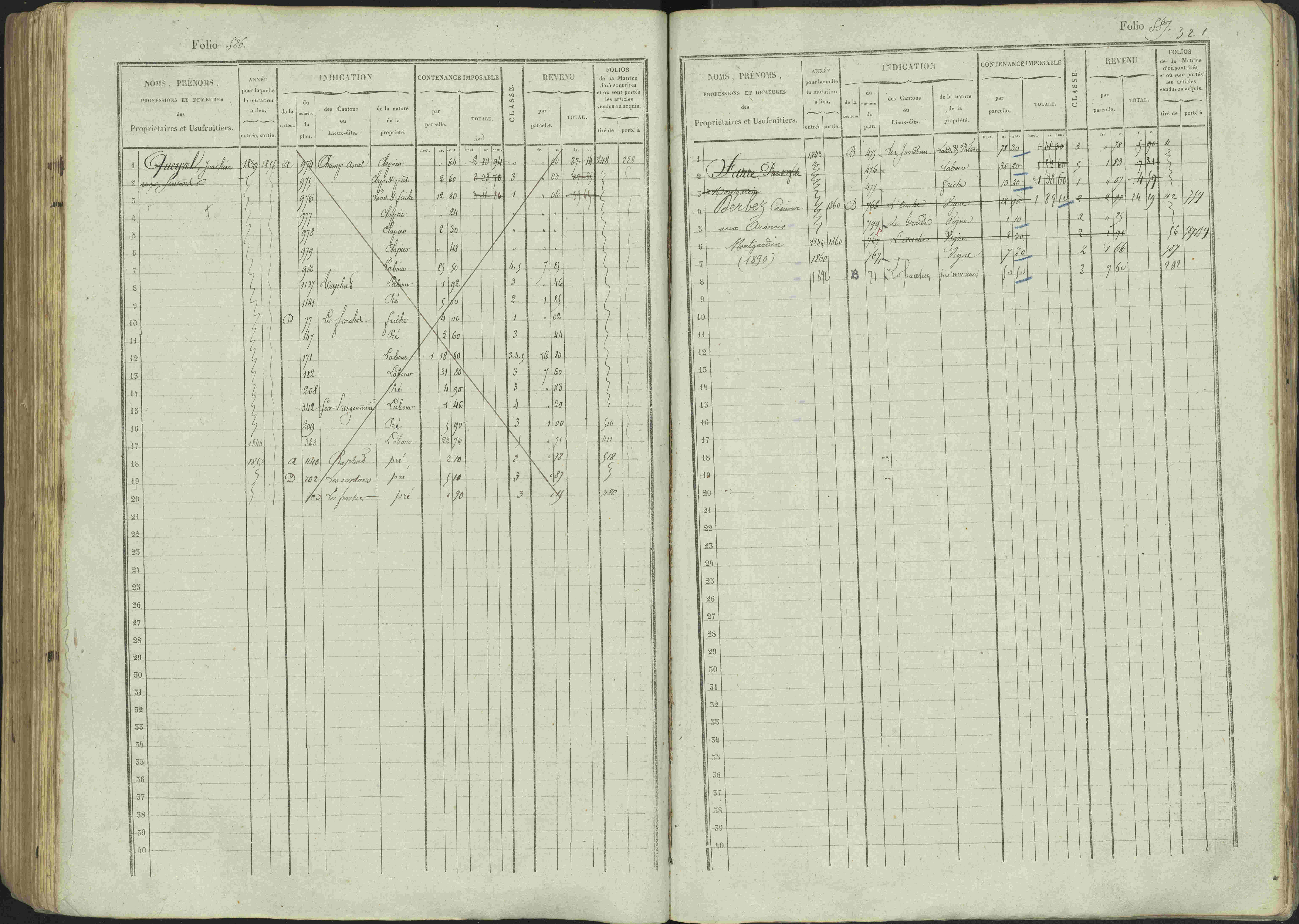 Avançon - 3 P 194/1 - 3 P 194/1 - Matrice, folios 1-772. 