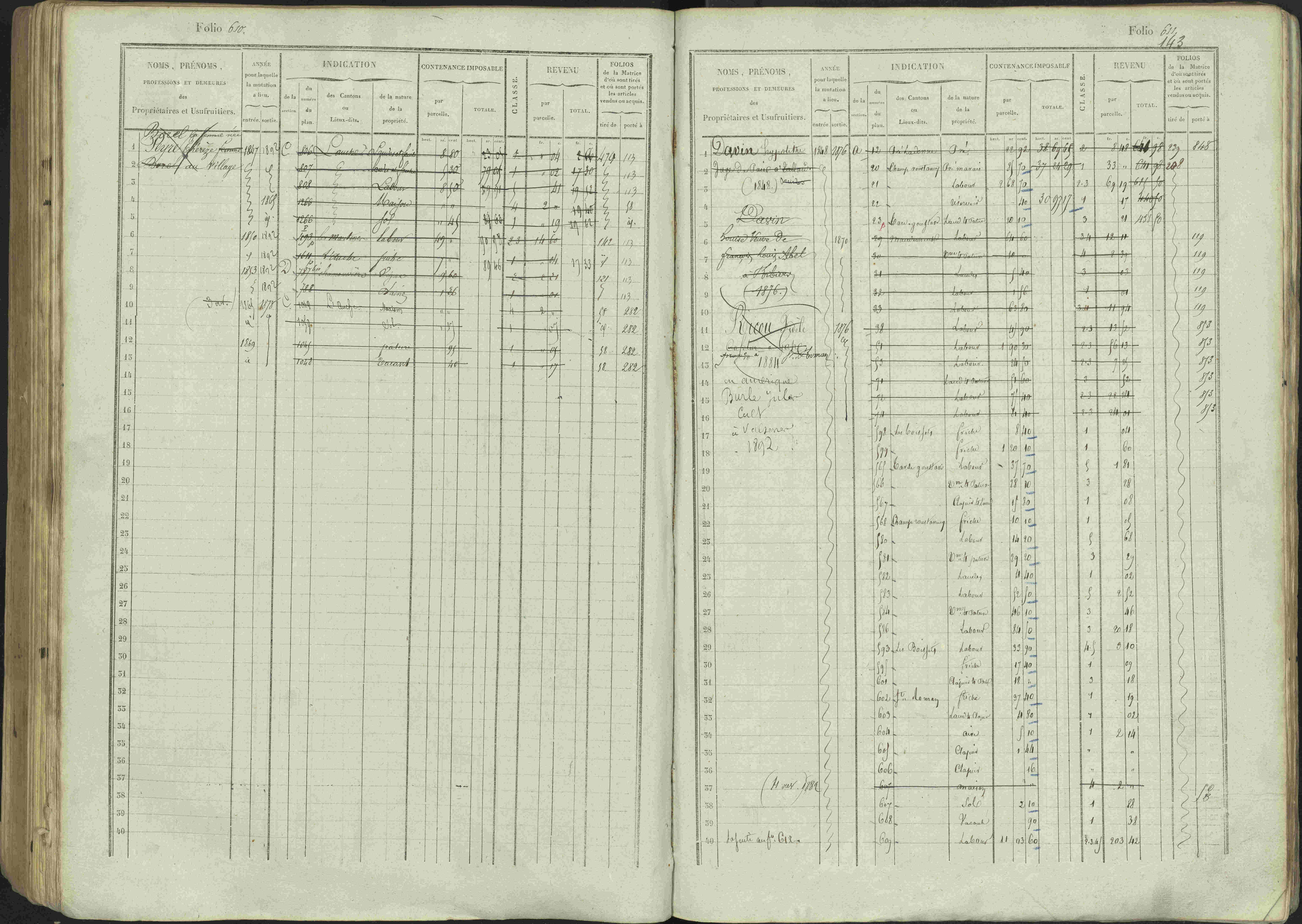 Avançon - 3 P 194/1 - 3 P 194/1 - Matrice, folios 1-772. 