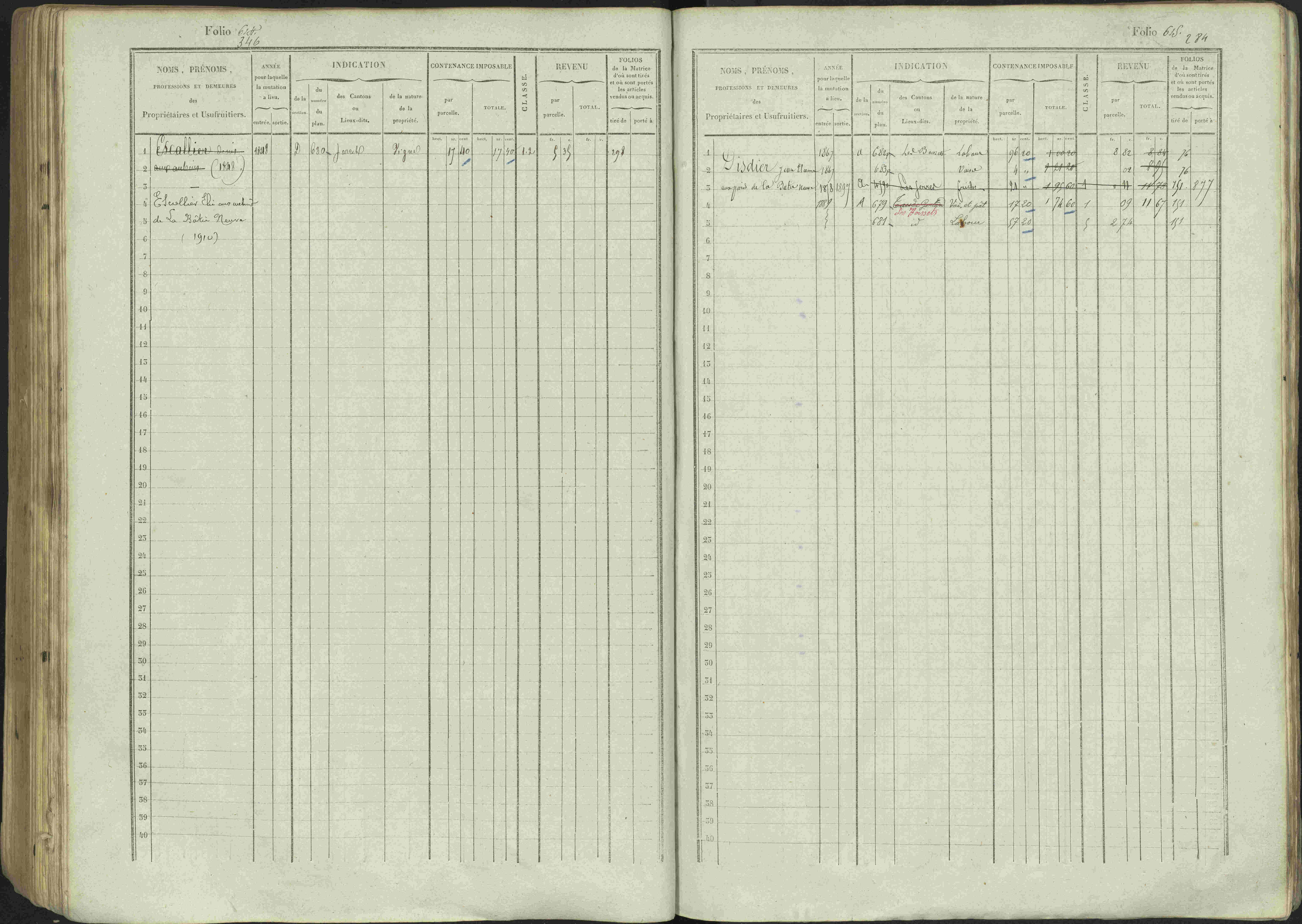 Avançon - 3 P 194/1 - 3 P 194/1 - Matrice, folios 1-772. 
