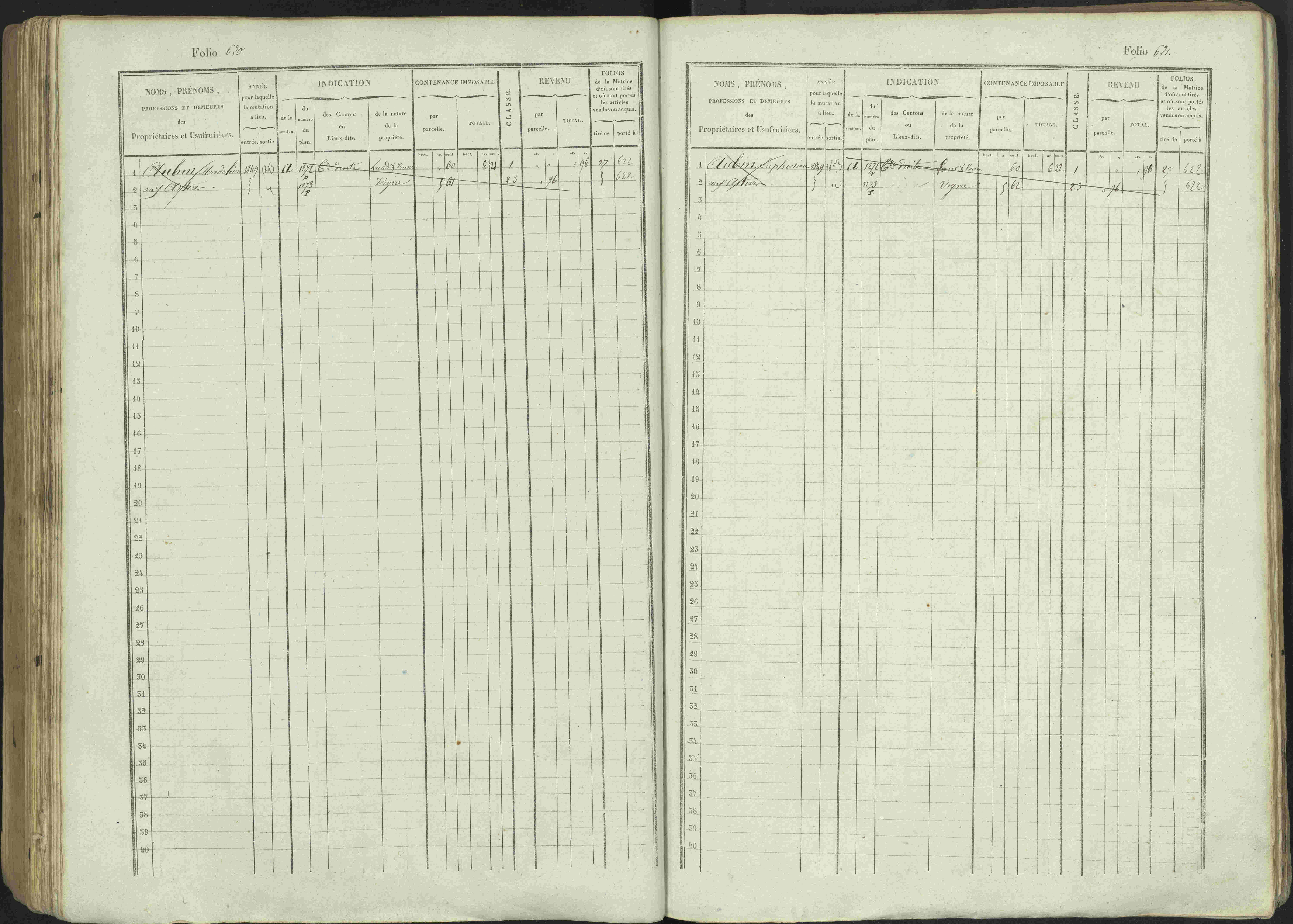 Avançon - 3 P 194/1 - 3 P 194/1 - Matrice, folios 1-772. 