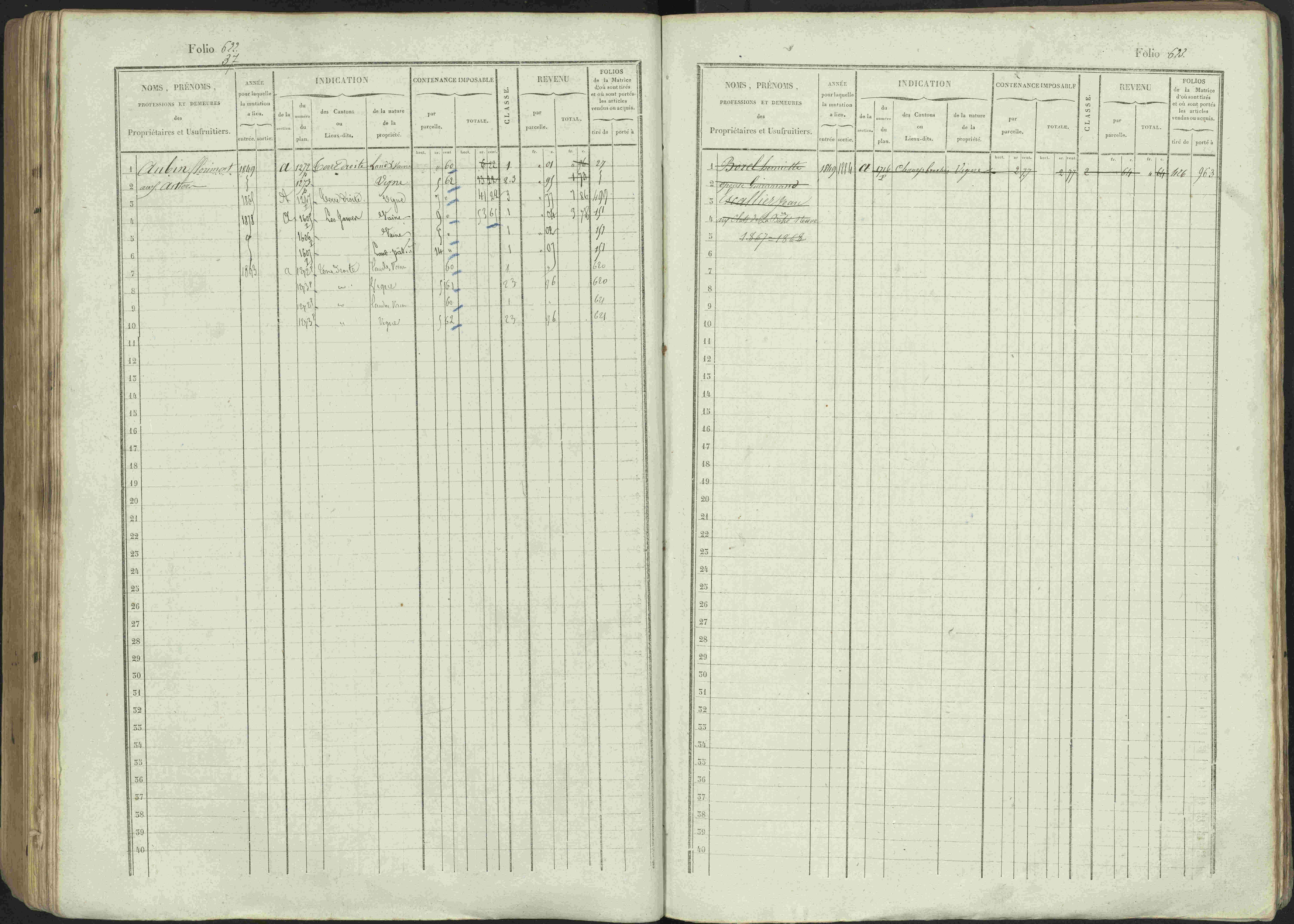 Avançon - 3 P 194/1 - 3 P 194/1 - Matrice, folios 1-772. 
