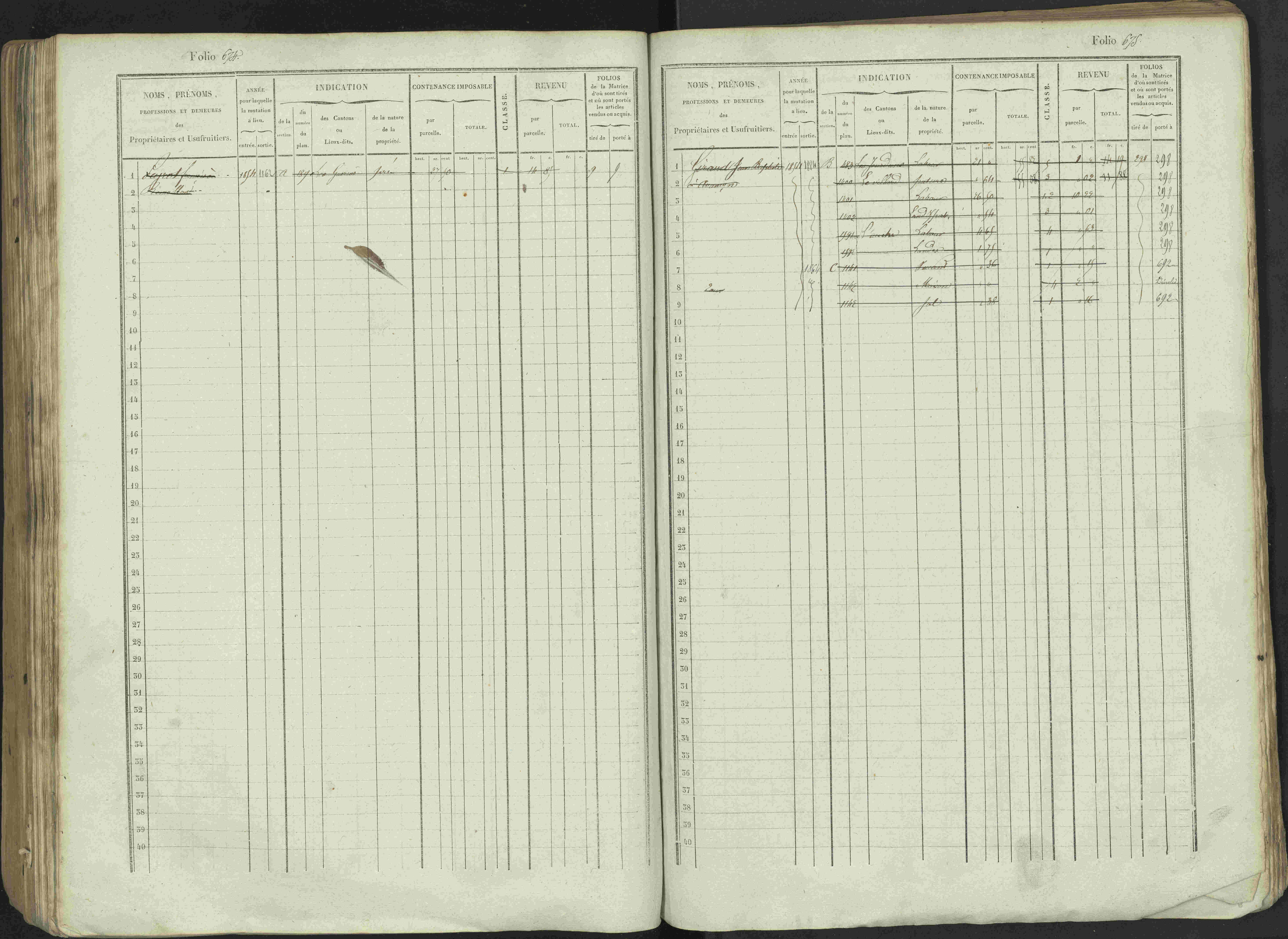 Avançon - 3 P 194/1 - 3 P 194/1 - Matrice, folios 1-772. 