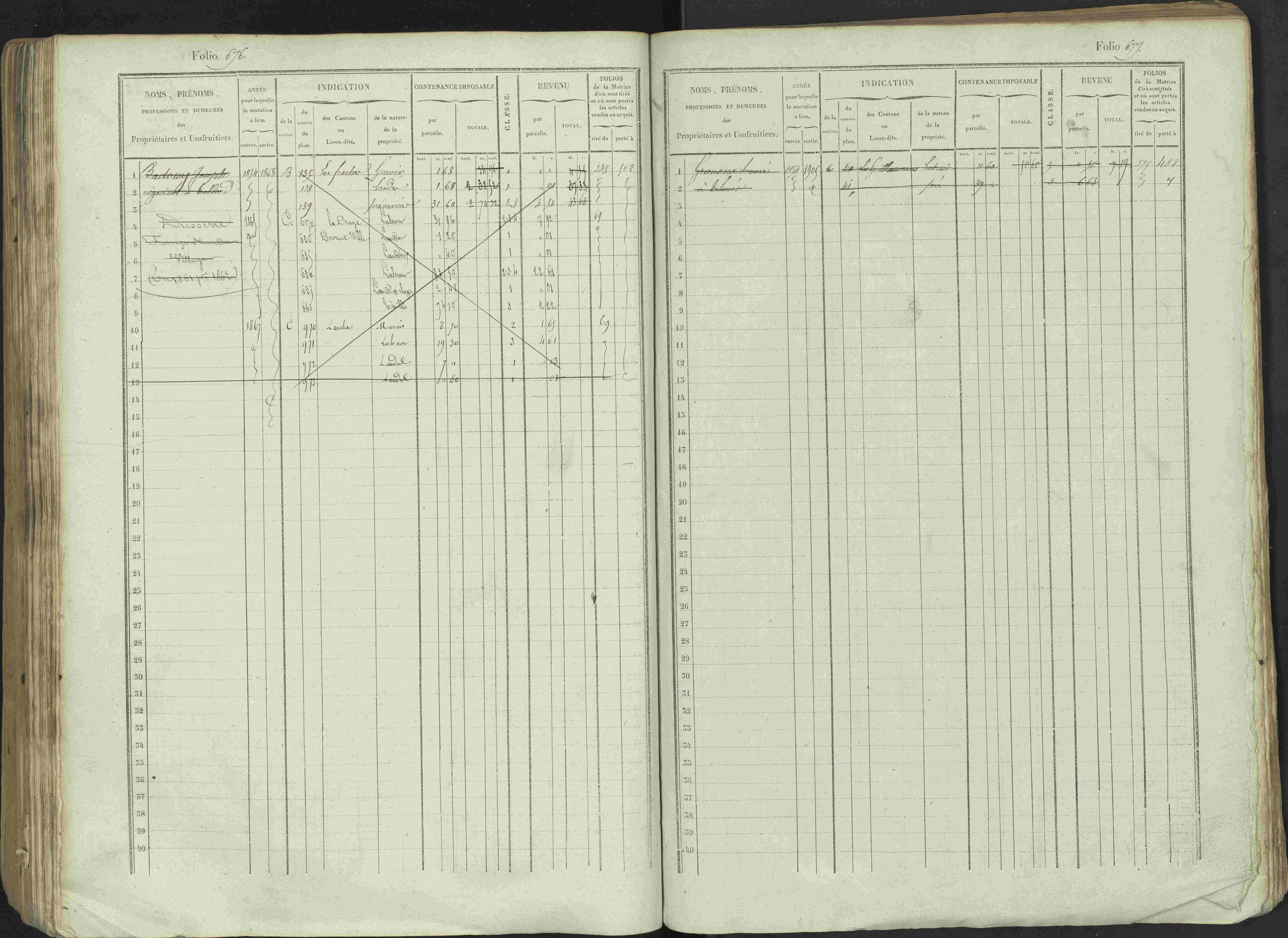 Avançon - 3 P 194/1 - 3 P 194/1 - Matrice, folios 1-772. 