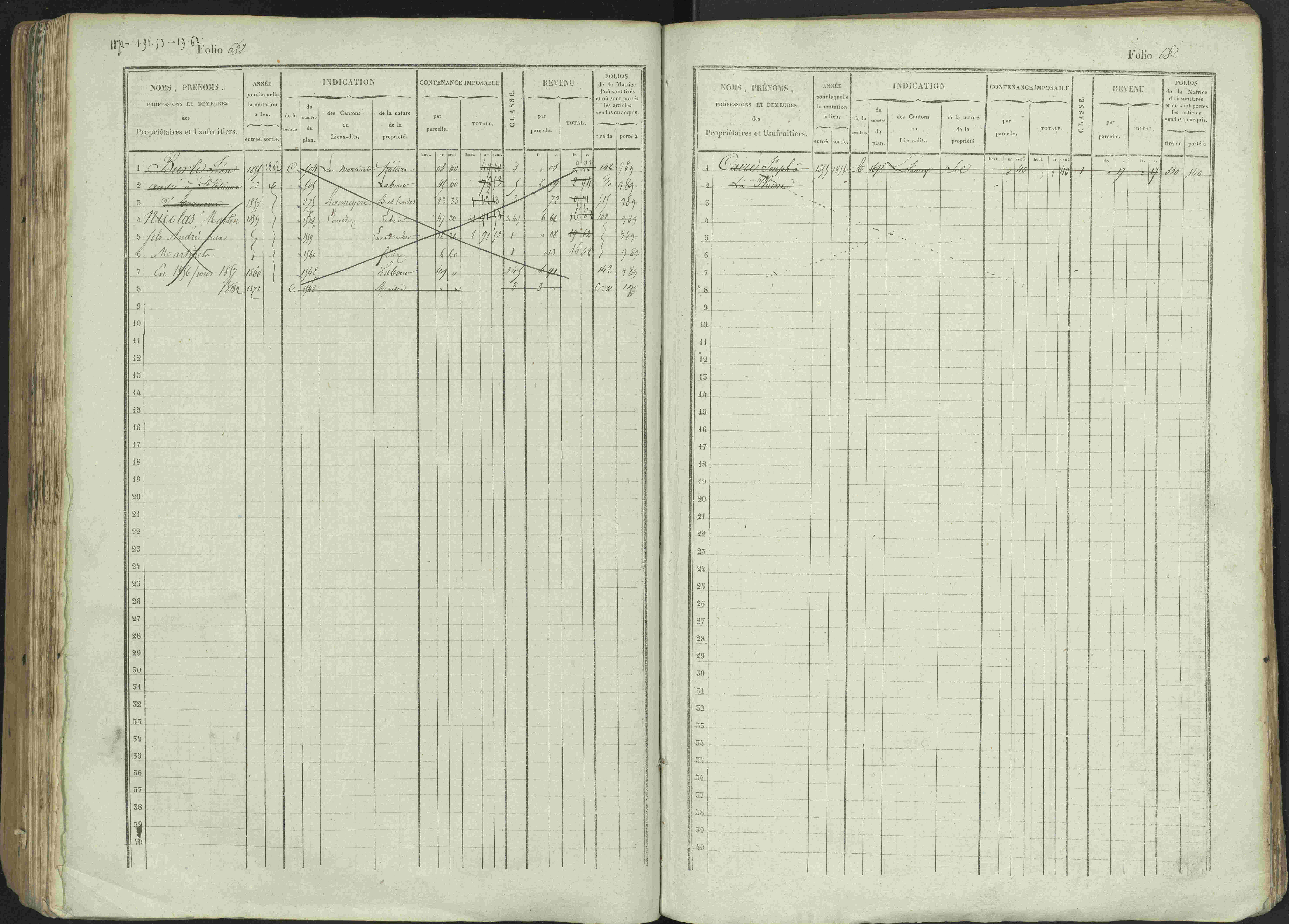 Avançon - 3 P 194/1 - 3 P 194/1 - Matrice, folios 1-772. 