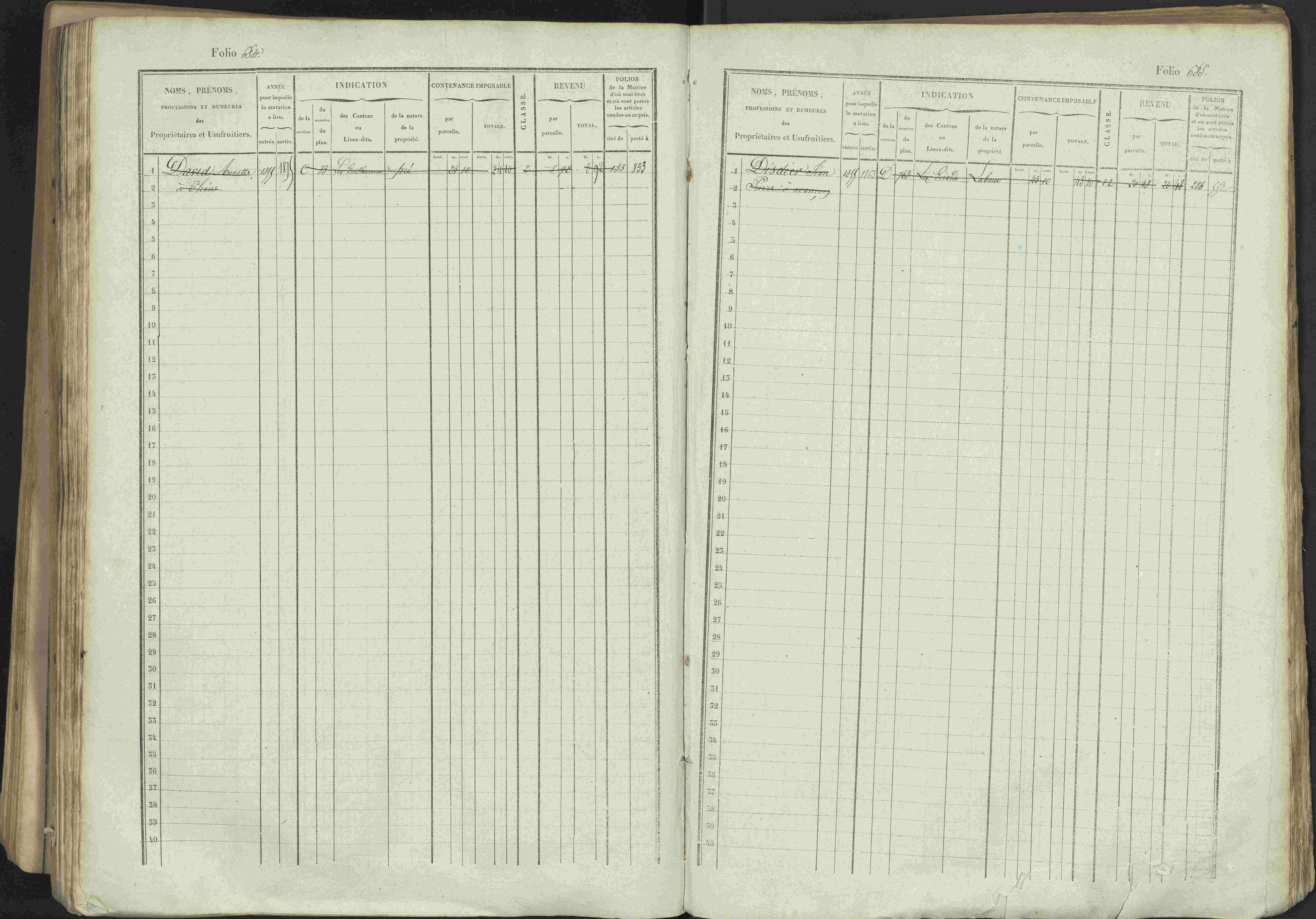 Avançon - 3 P 194/1 - 3 P 194/1 - Matrice, folios 1-772. 