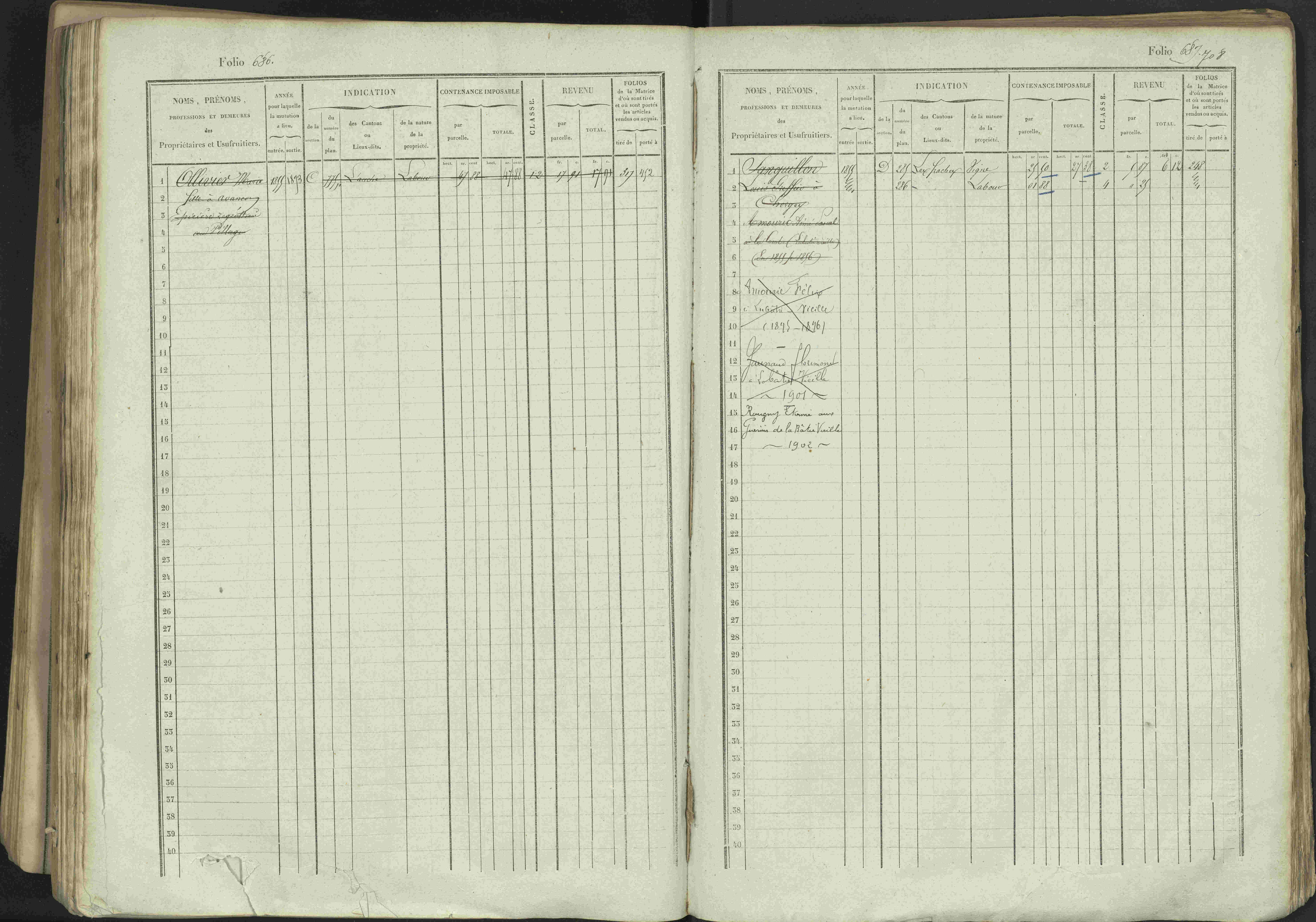 Avançon - 3 P 194/1 - 3 P 194/1 - Matrice, folios 1-772. 
