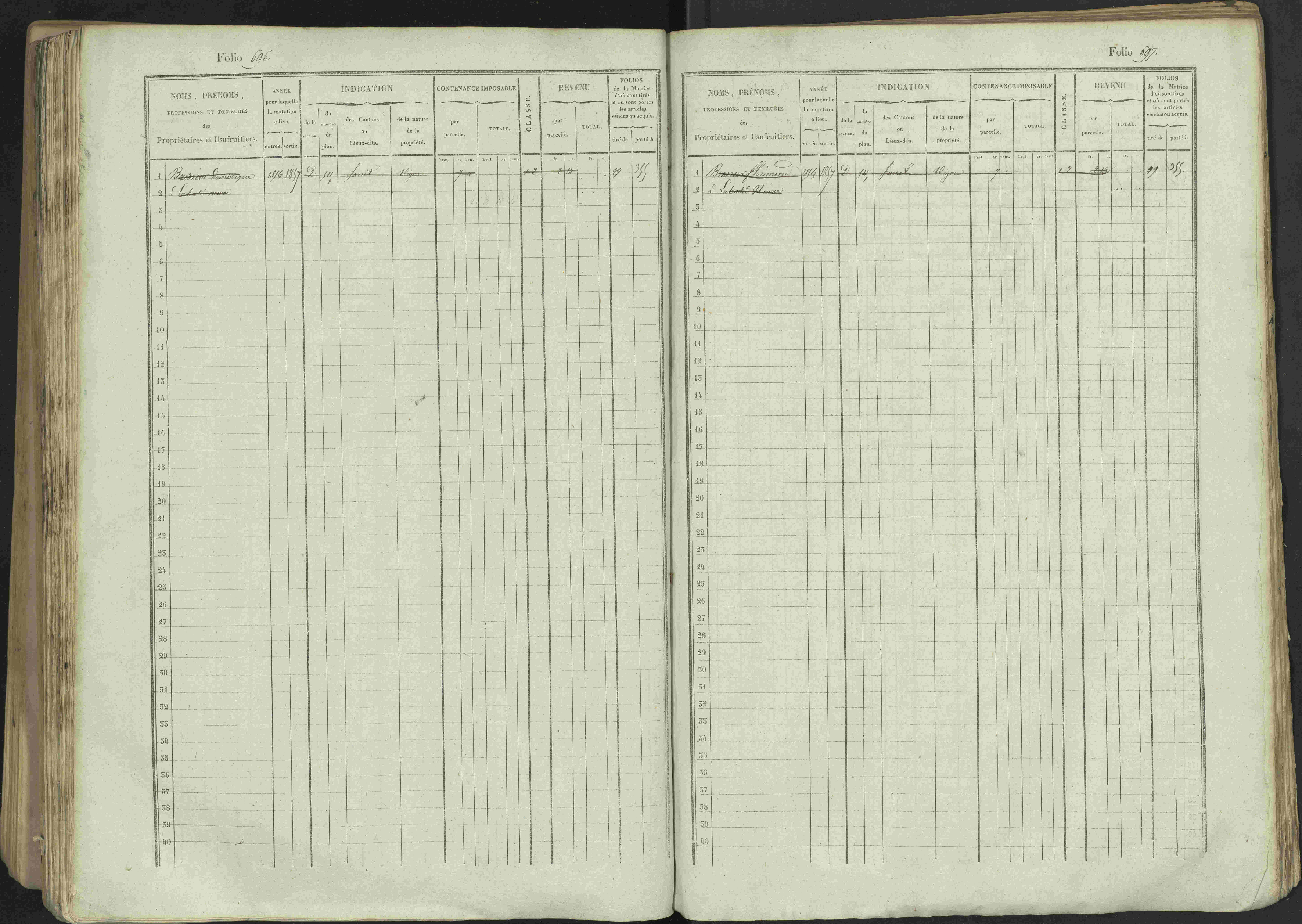 Avançon - 3 P 194/1 - 3 P 194/1 - Matrice, folios 1-772. 