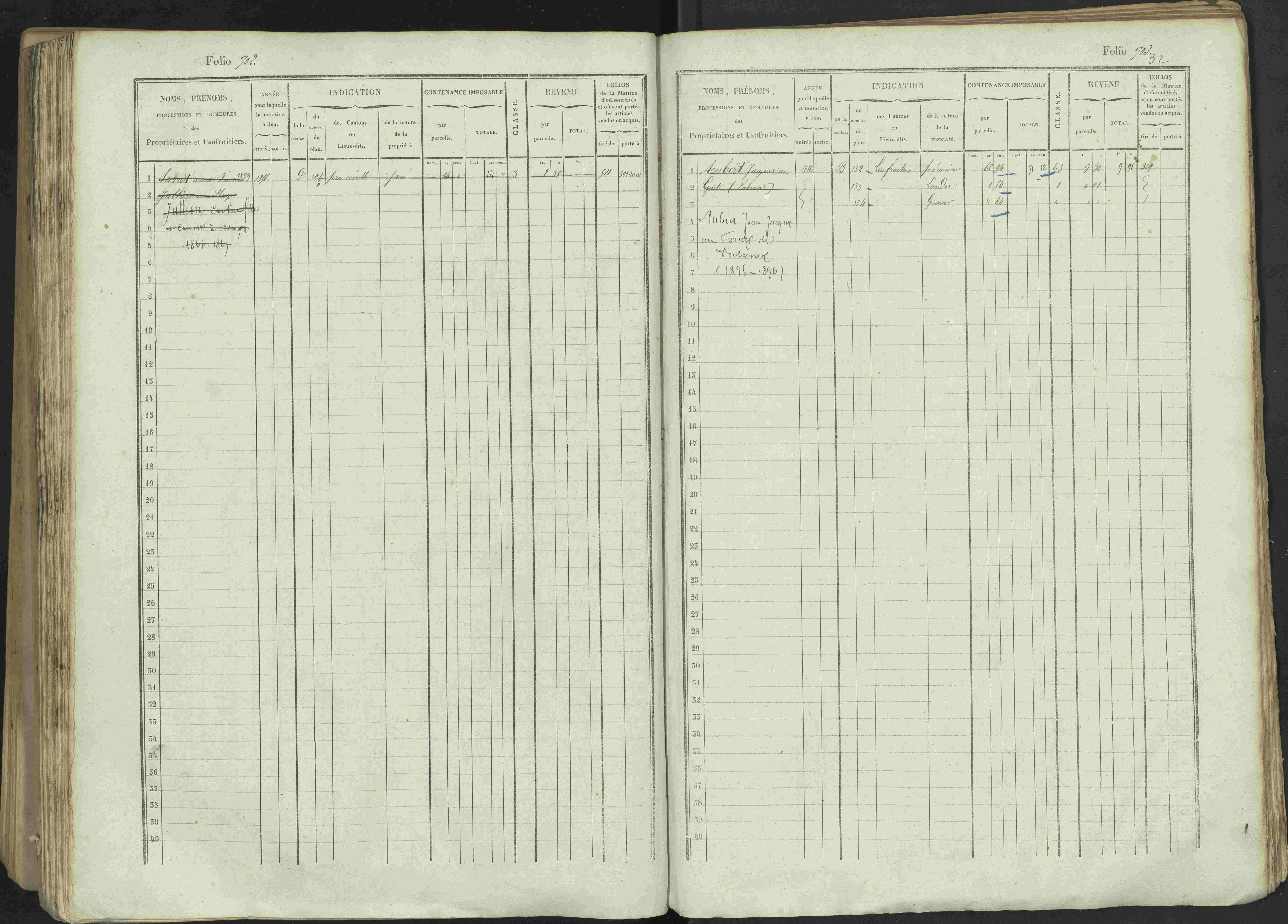 Avançon - 3 P 194/1 - 3 P 194/1 - Matrice, folios 1-772. 